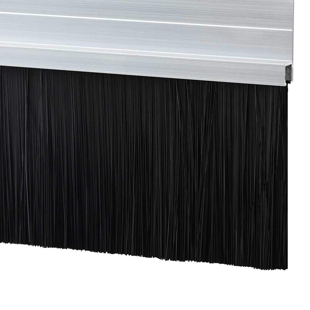 Itsekiinnittyvät Oven Harjatiivisteet 12 Pcs Hopea 100 Cm
