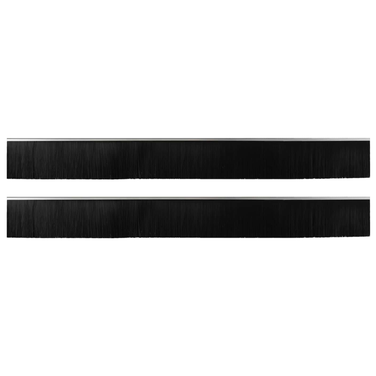 Itsekiinnittyvät Oven Harjatiivisteet 2 Pcs Hopea 100 Cm