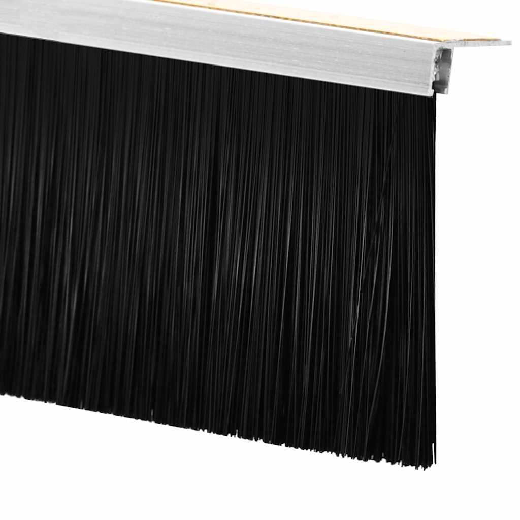 Itsekiinnittyvät Oven Harjatiivisteet 6 Pcs Hopea 100 Cm