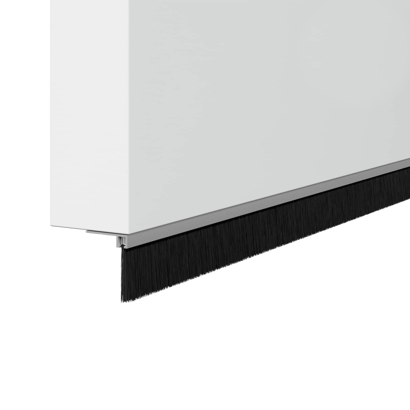 Kierteellinen Oven Harjasulku 2 Pcs Hopea 100 Cm Alumiiniseos