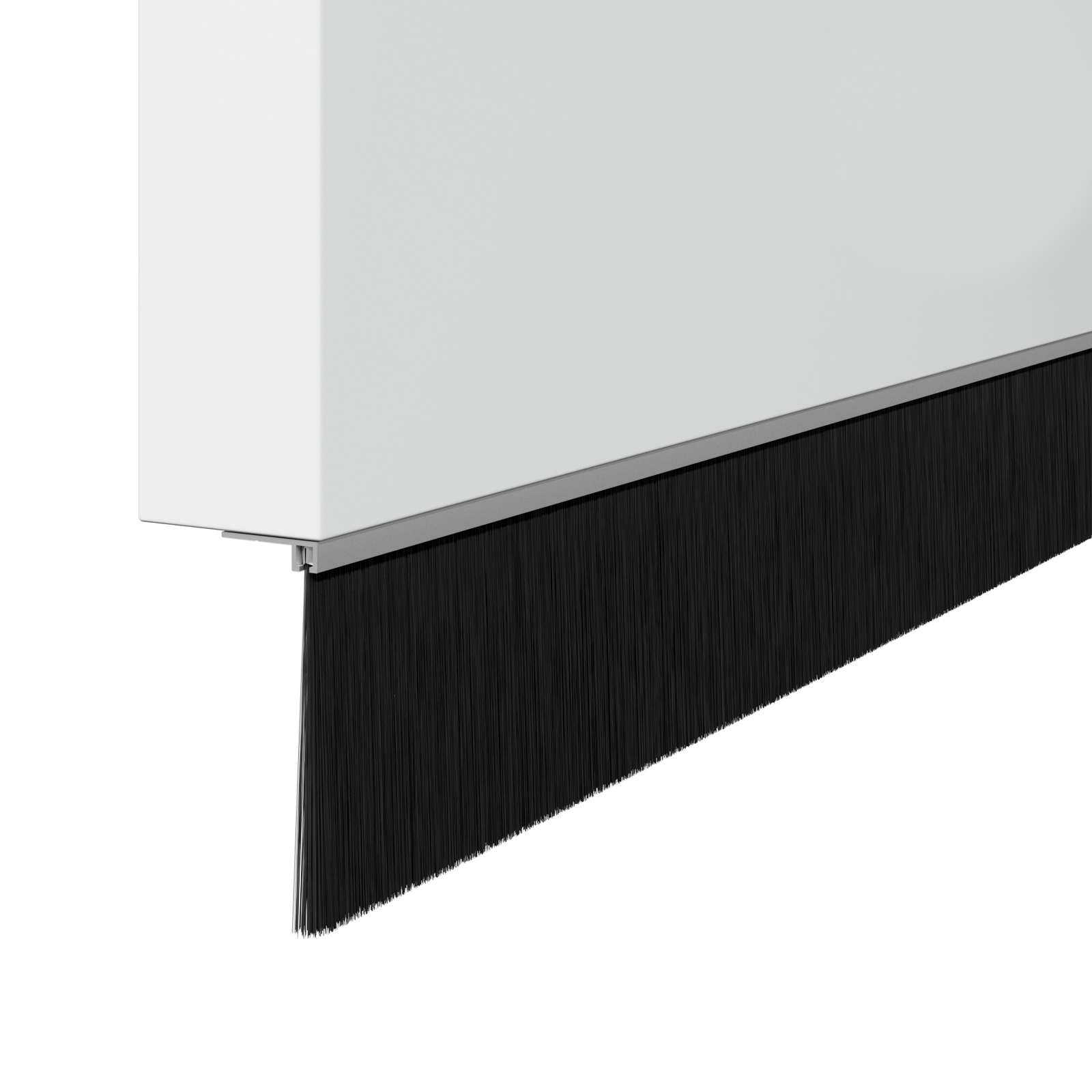 Kierteellinen Oven Harjasulku 2 Pcs Hopea 100 Cm Alumiiniseos