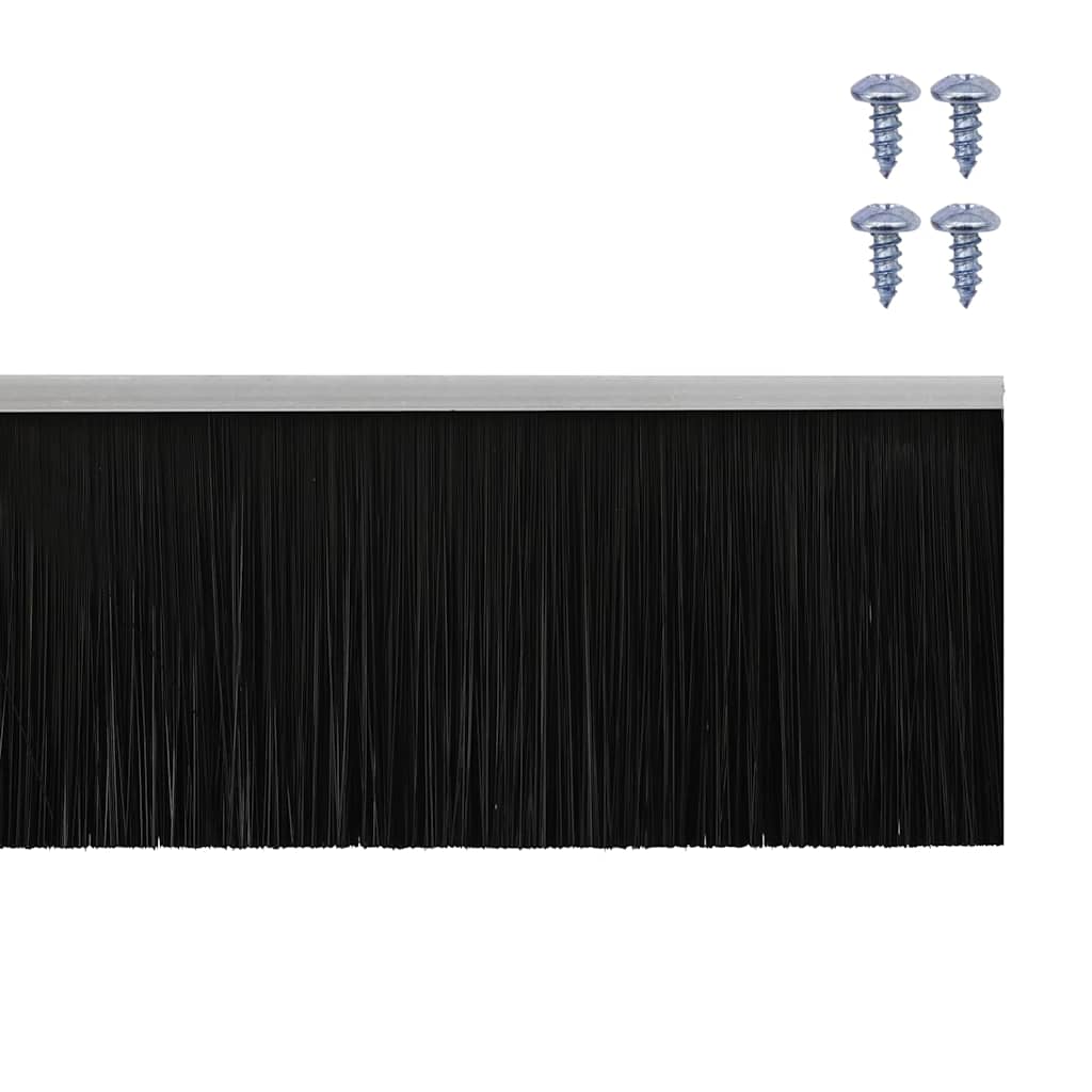 Kierteellinen Oven Harjasulku 2 Pcs Hopea 100 Cm Alumiiniseos