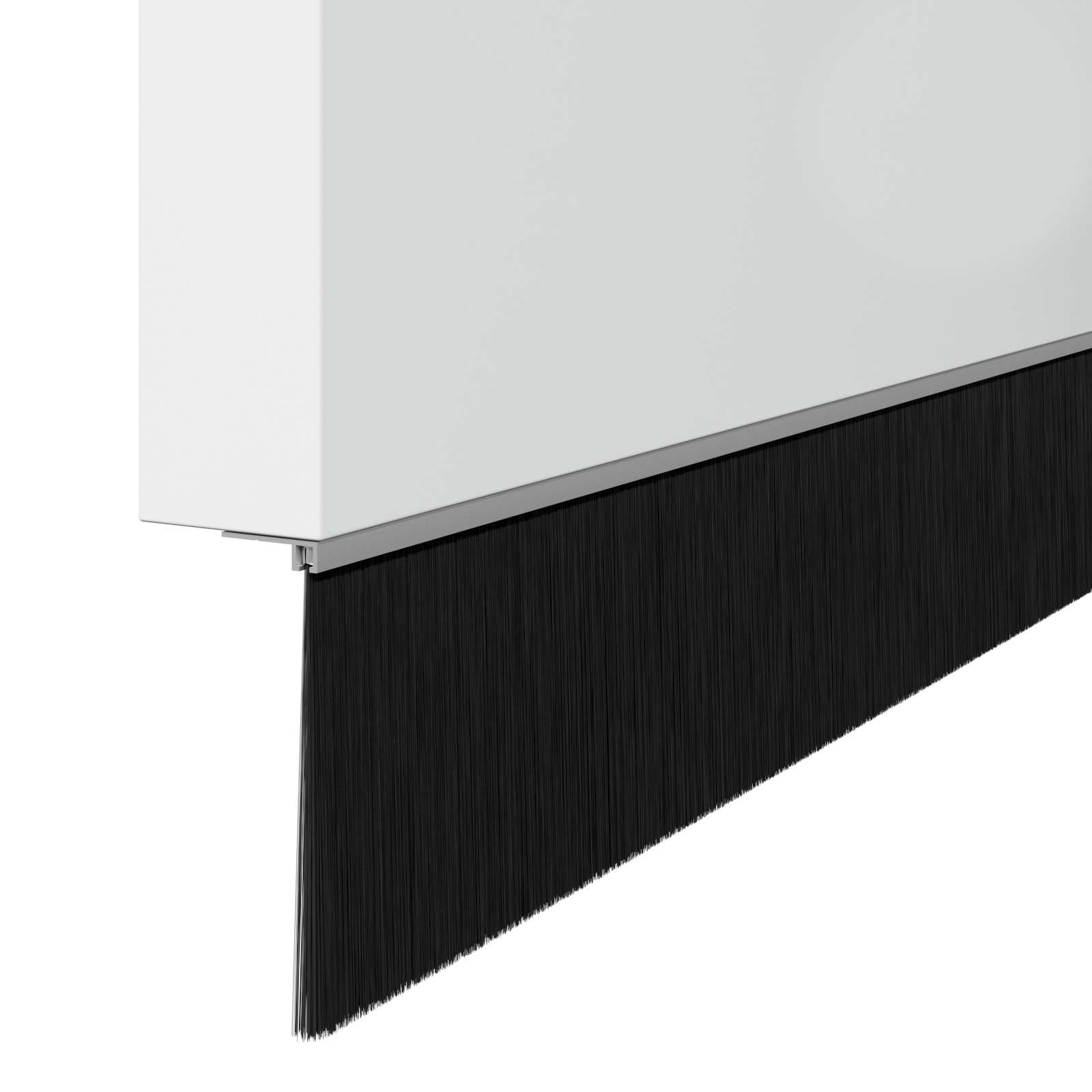 Kierteellinen Oven Harjasulku 2 Pcs Hopea 100 Cm Alumiiniseos