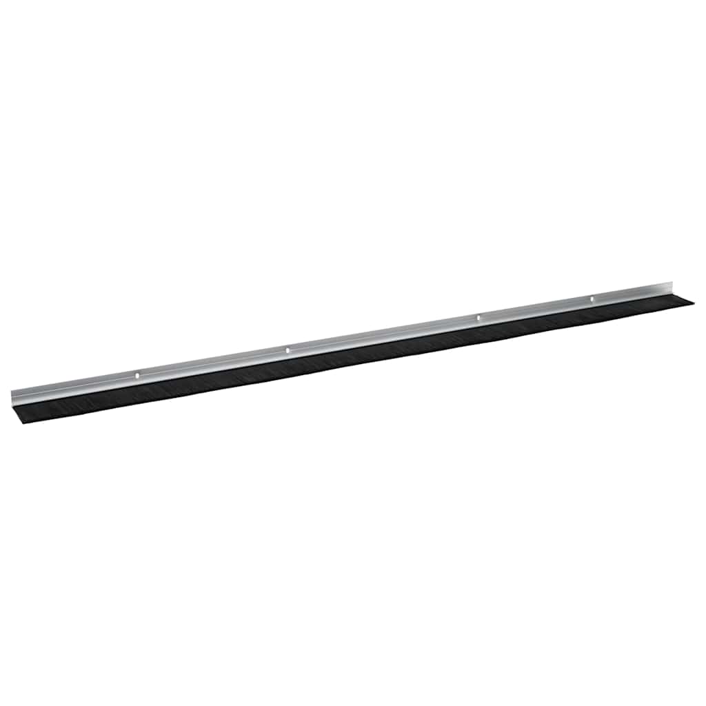 Kierteellinen Oven Harjasulku 6 Pcs Hopea 100 Cm Alumiiniseos