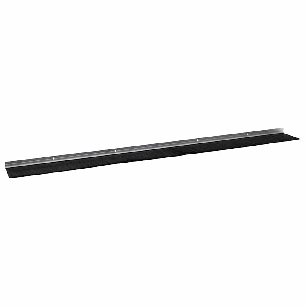 Kierteellinen Oven Harjasulku 6 Pcs Hopea 100 Cm Alumiiniseos