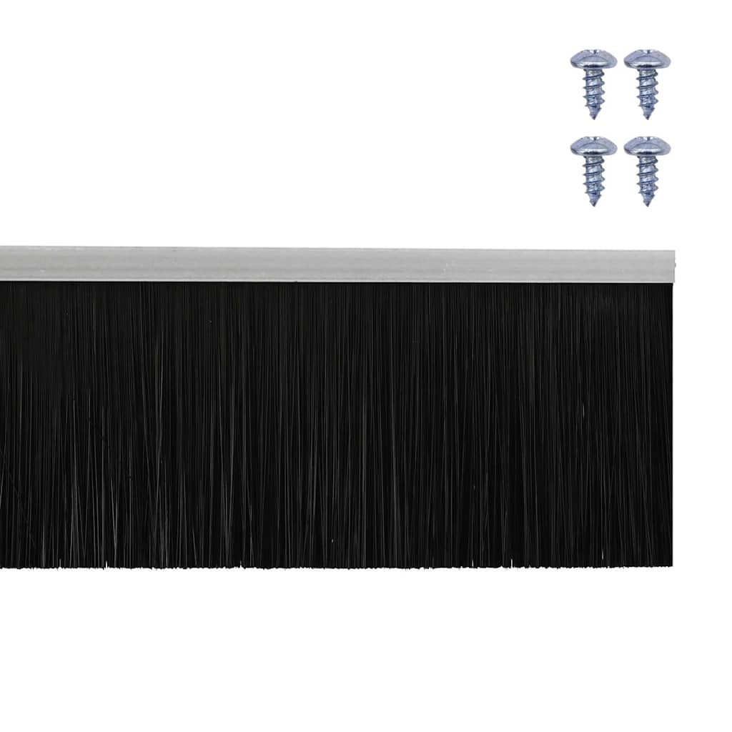 Kierteellinen Oven Harjasulku 12 Pcs Hopea 100 Cm Alumiiniseos