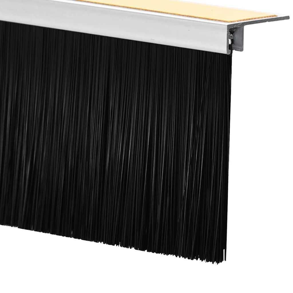 Itsekiinnittyvät Oven Harjatiivisteet 2 Pcs Valkoinen 100 Cm