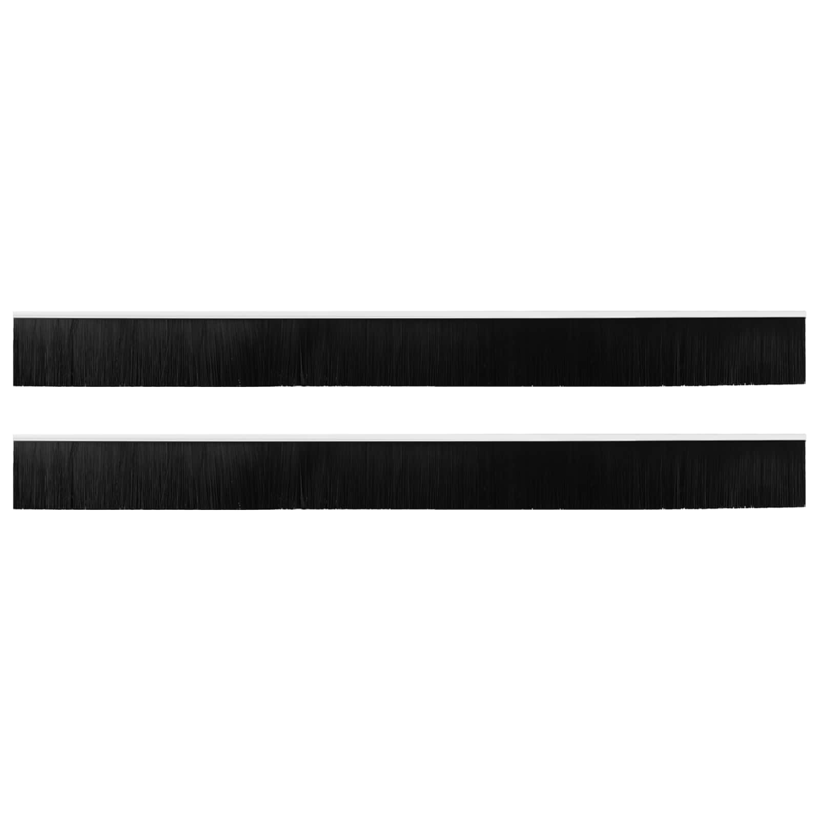 Itsekiinnittyvät Oven Harjatiivisteet 2 Pcs Valkoinen 100 Cm