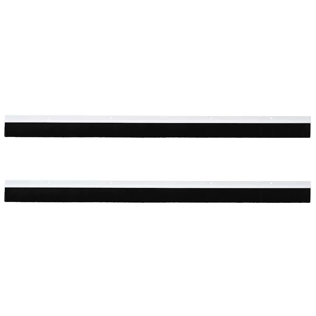 Kierteellinen Oven Harjasulku 2 Pcs Valkoinen 100 Cm