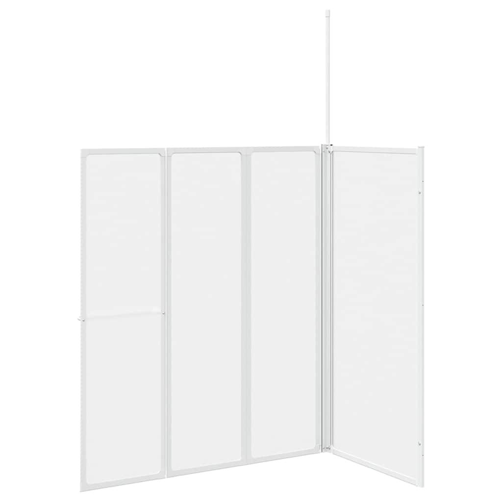 Kylpyhuoneen Suihkuverho Huurrettu 120 X 70 X 137 Cm Alumiini