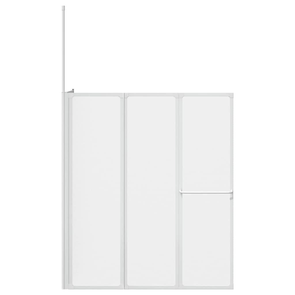 Kylpyhuoneen Suihkuverho Huurrettu 120 X 70 X 137 Cm Alumiini