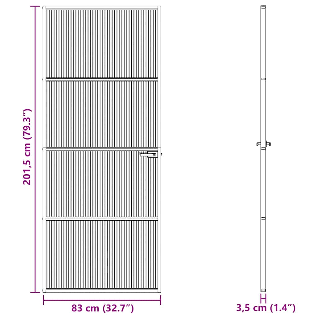 Kodinhoitoveden Ovi 83 X 201,5 X 3,5 Cm