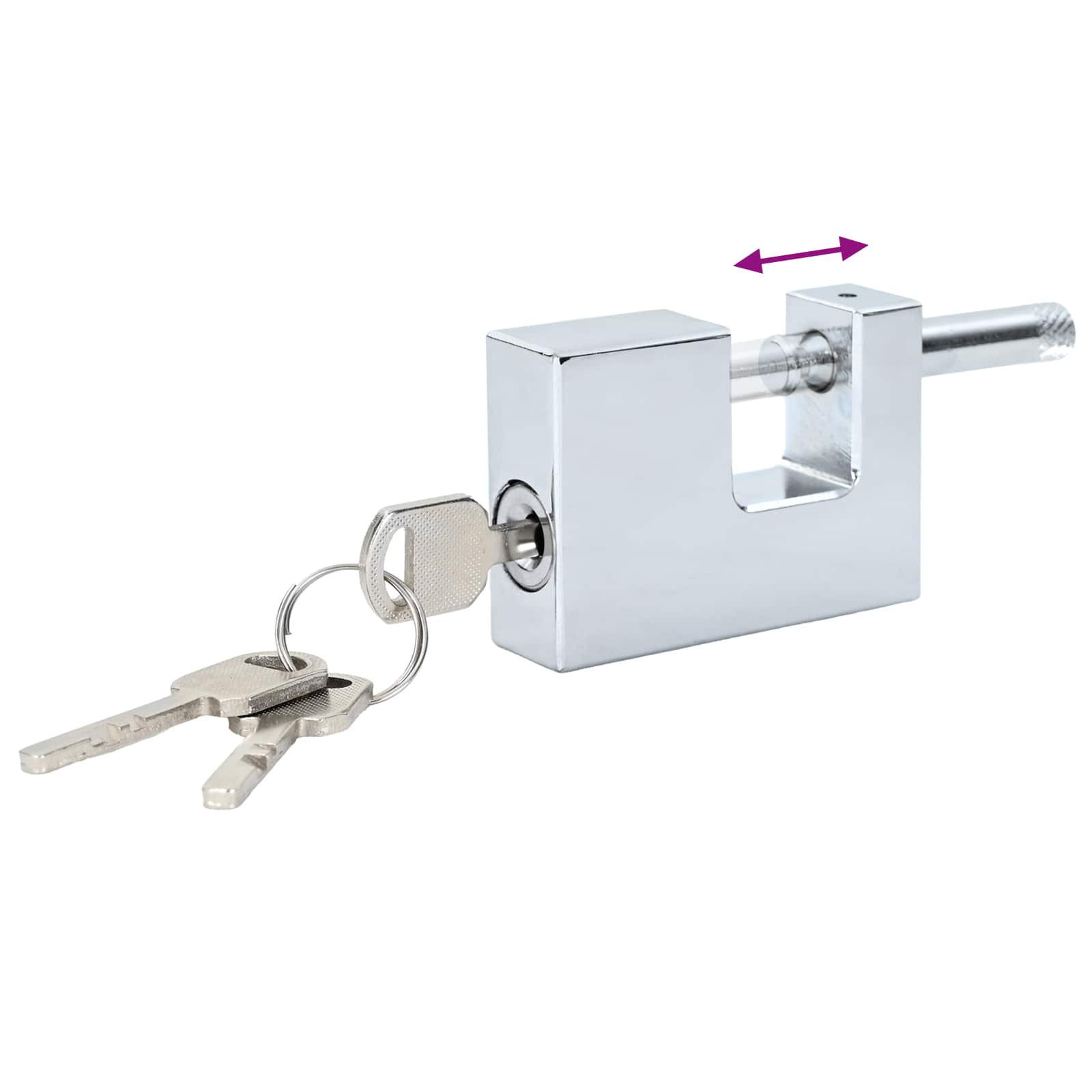 Riippulukko 2 Pcs Hopea Teräs