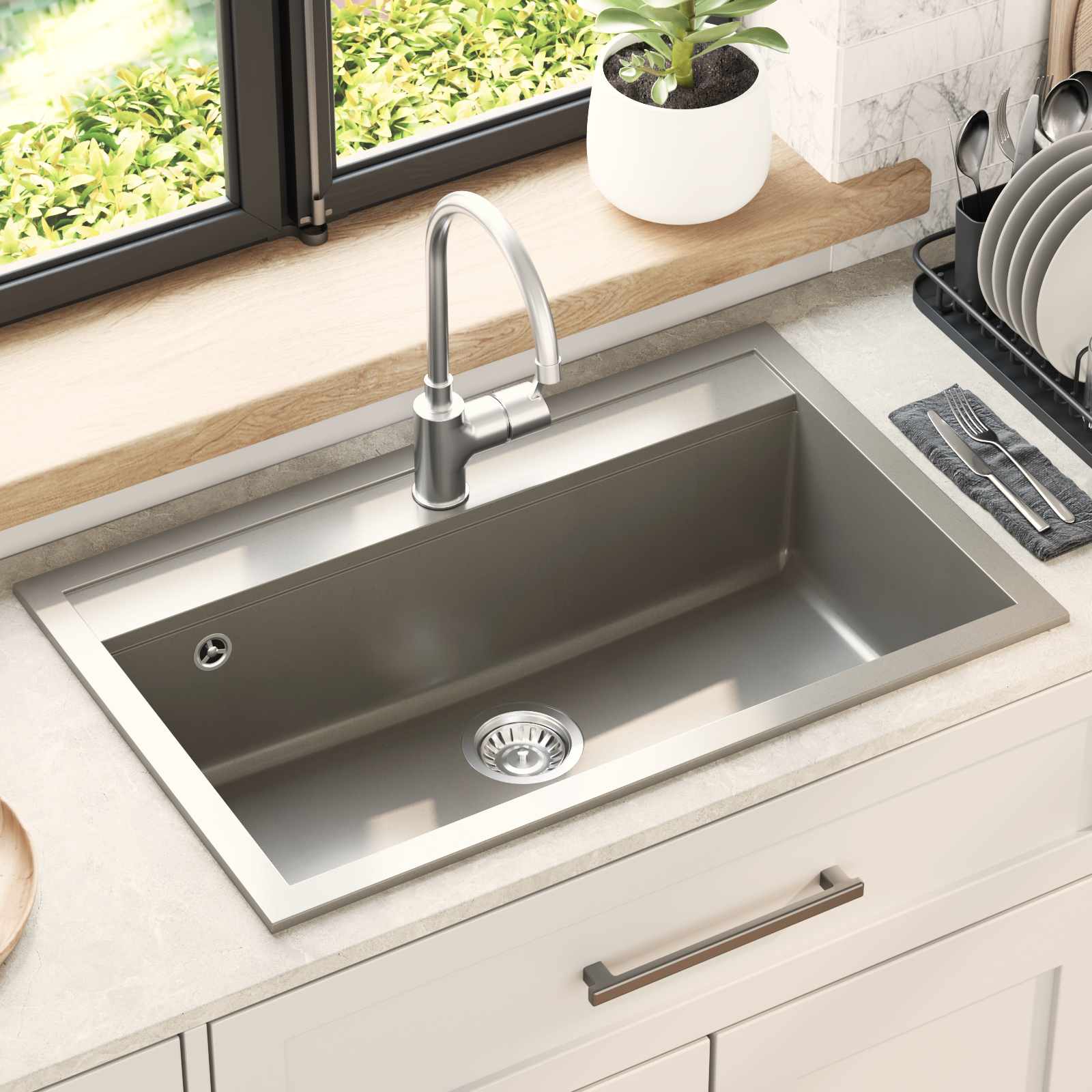 Allas Harmaa 795 X 505 Mm Graniitti