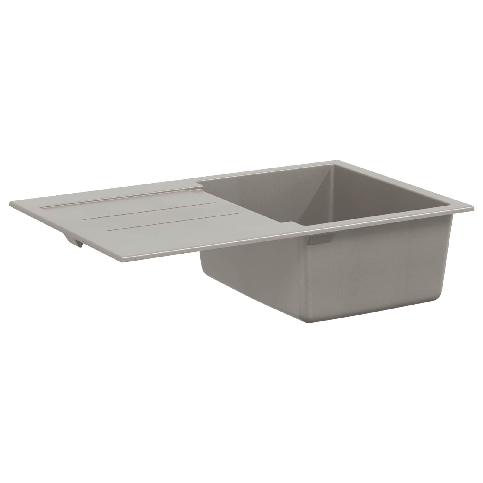Allas Harmaa 780 X 500 Mm 80% Kvartsia Ja 20% Hartsia