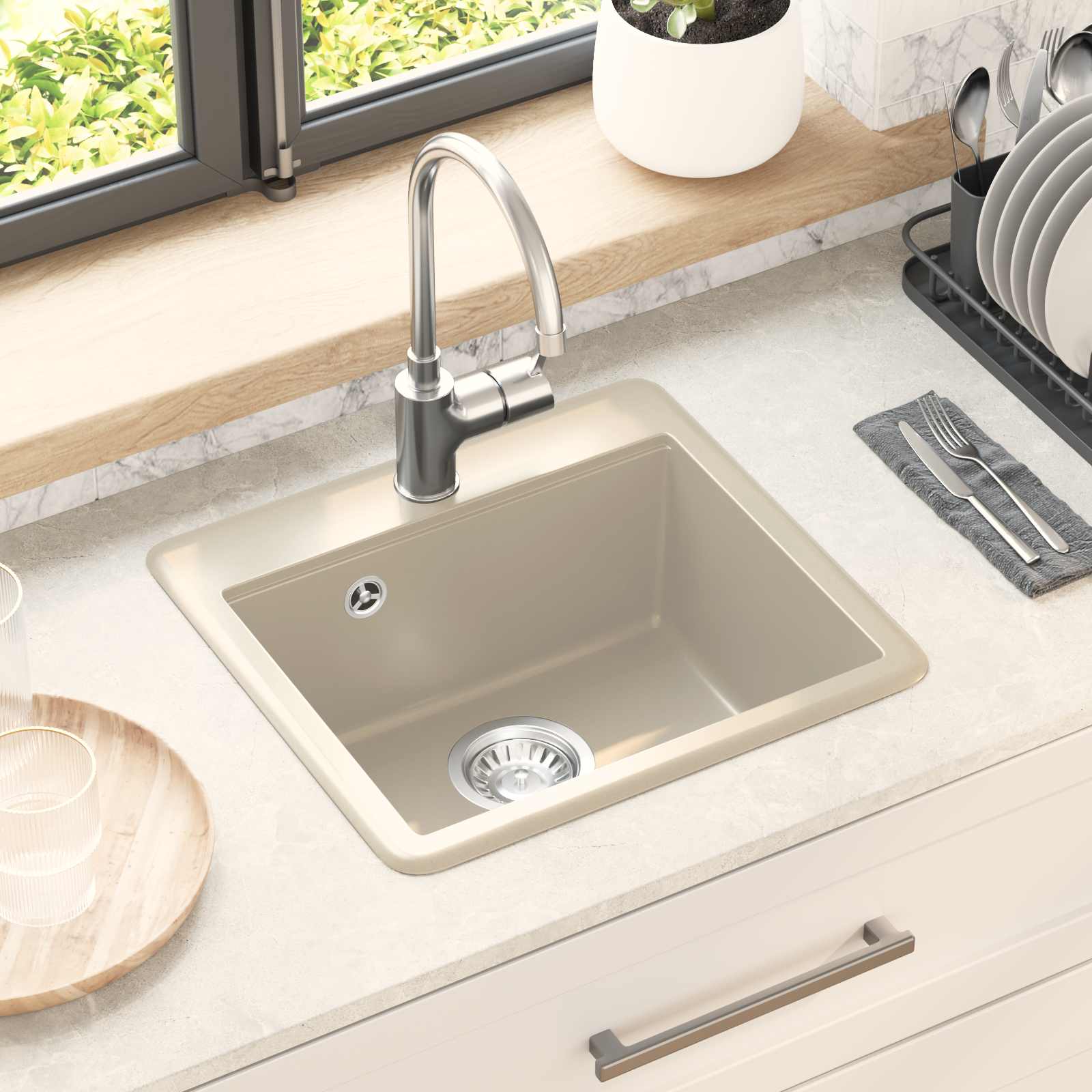 Allas Beige 470 X 440 Mm Graniitti