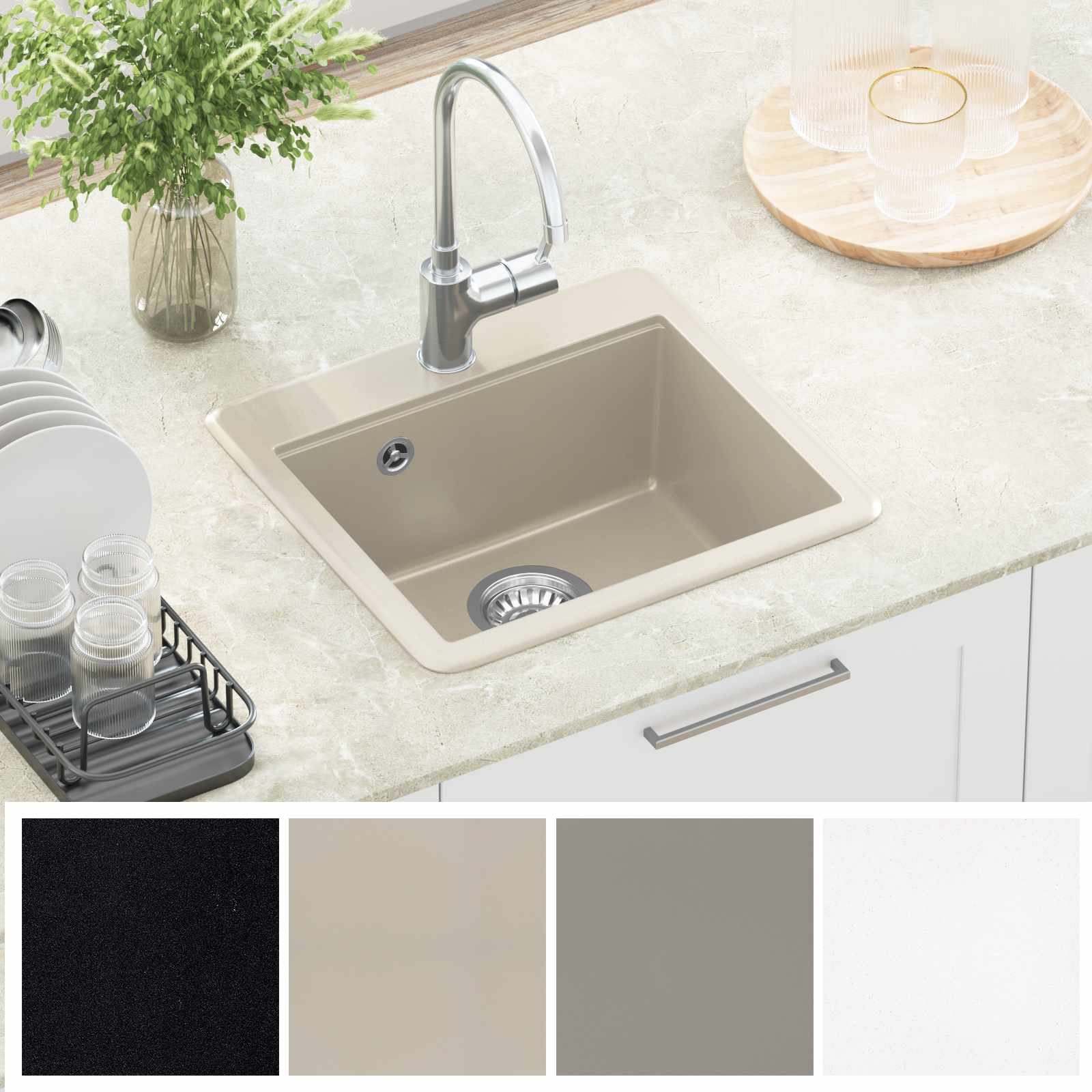 Allas Beige 470 X 440 Mm Graniitti