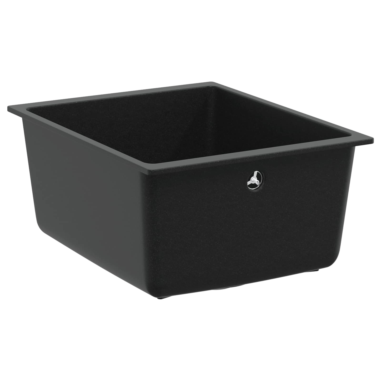Allas Musta 370 X 460 Mm 80% Kvartsia Ja 20% Hartsia