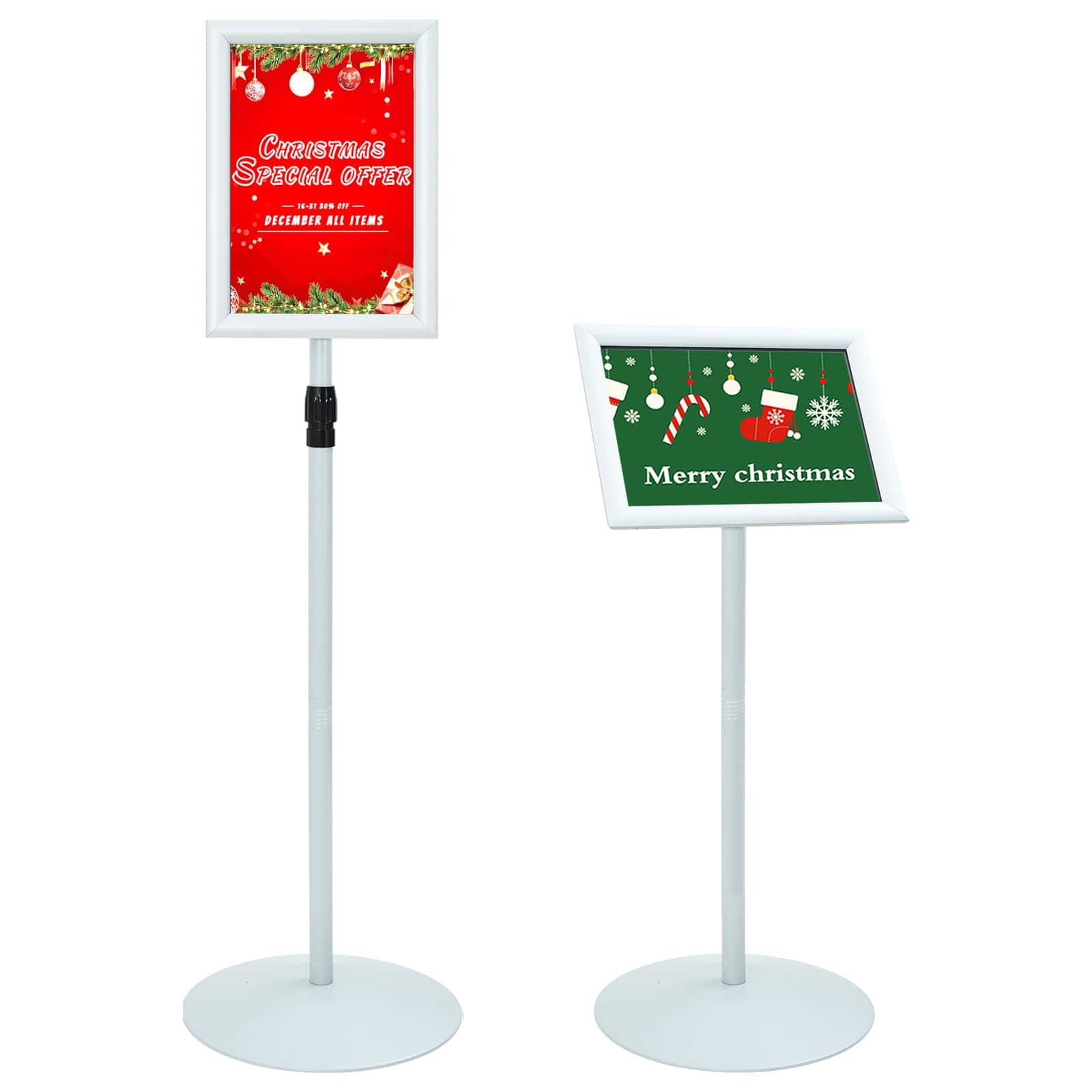 Pedestaali Juliste Teline Hopea 33 X 33 X 123 Cm Pvc Ja Teräs