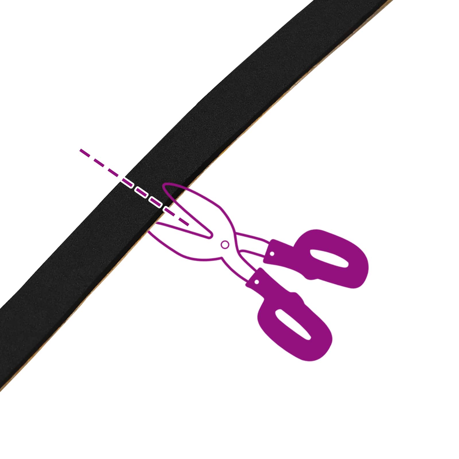 Itsekiinnittyvä Vaahtoteippi Musta 10Mm X 10M Cr-Vahto