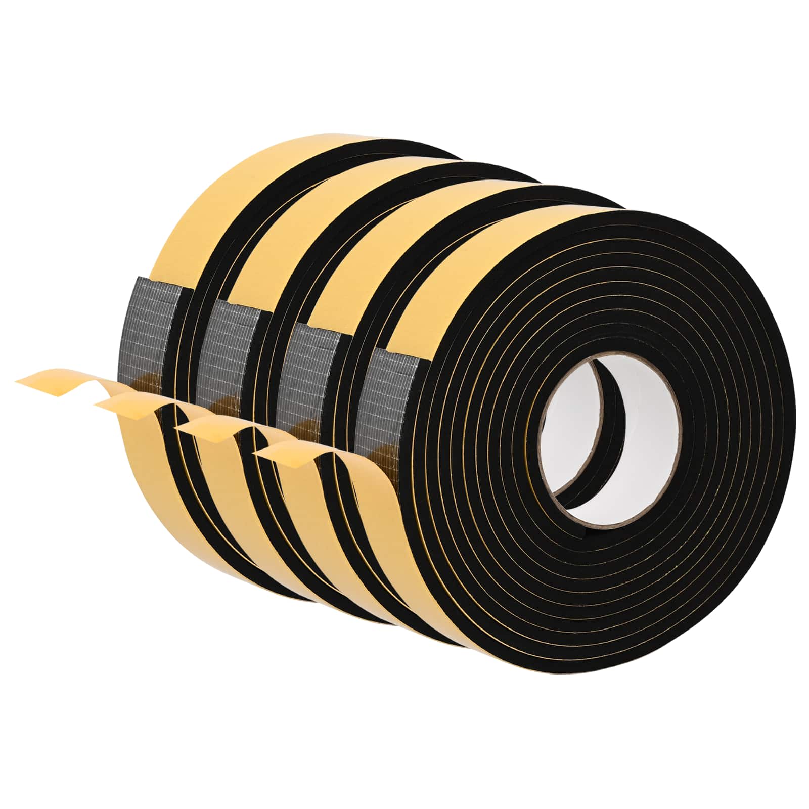 Itsekiinnittyvä Vaahtoteippi 4 Pcs Musta 30Mm X 5M Cr-Vahto