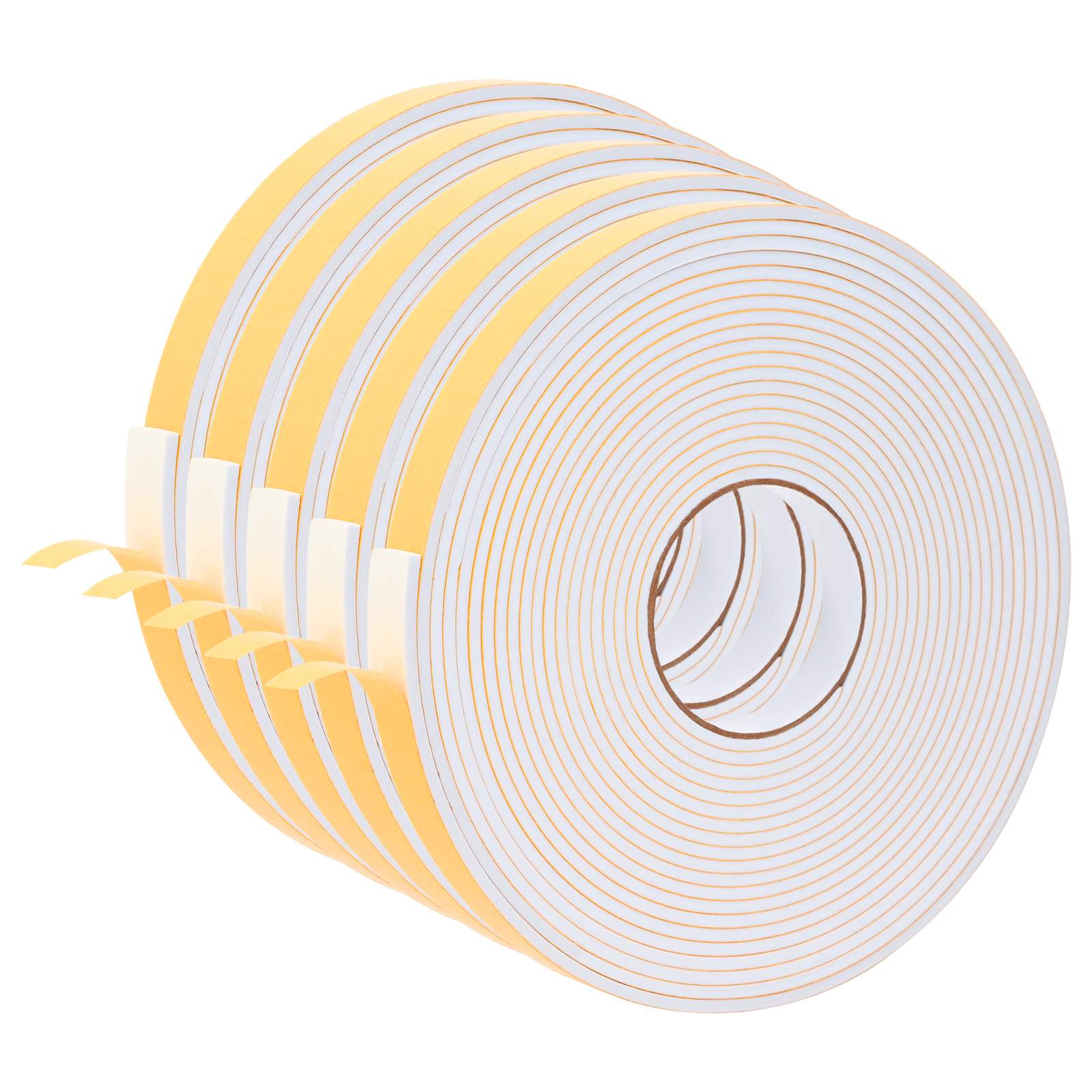 Itsekiinnittyvä Vaahtoteippi 5 Pcs Valkoinen 20Mm X 10M