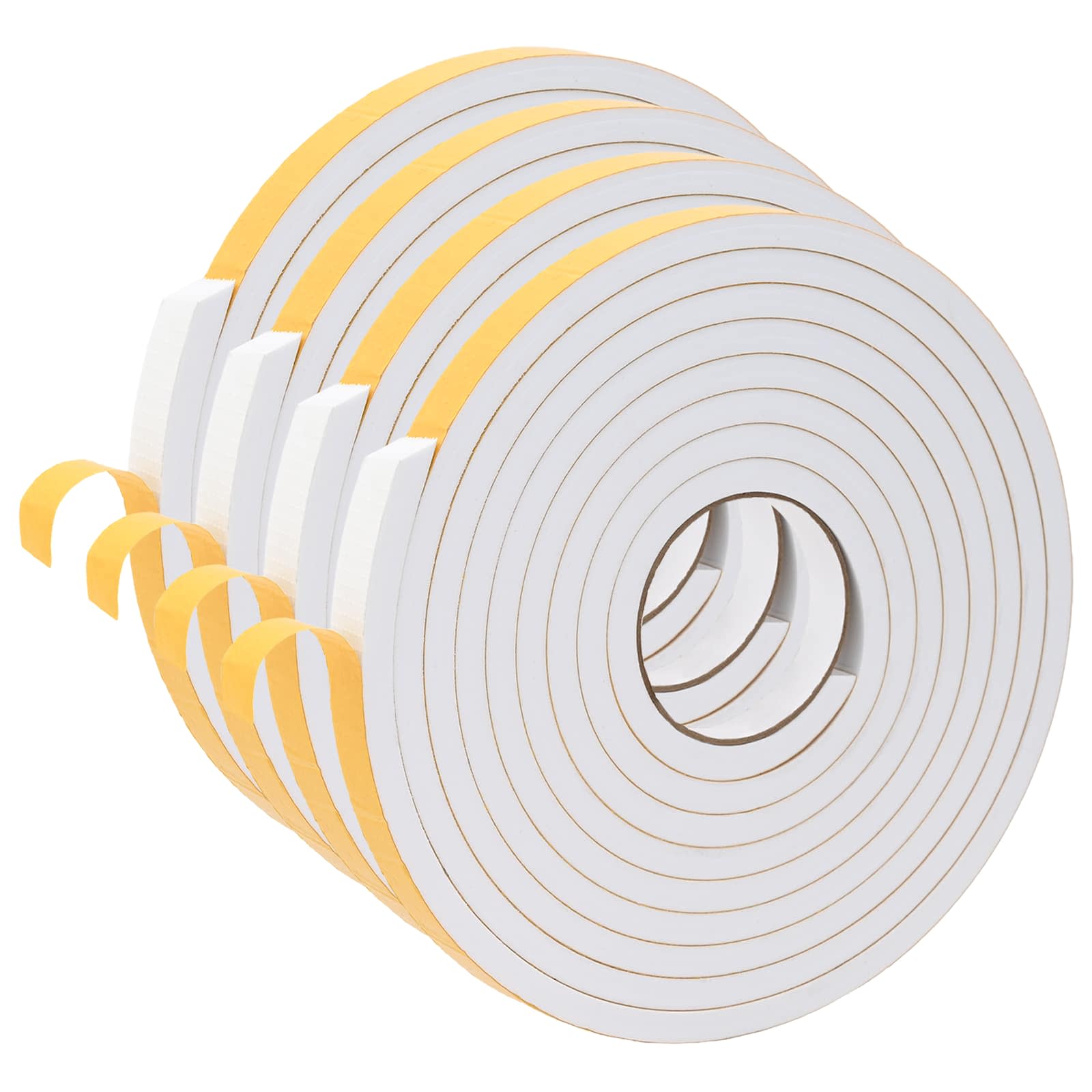 Itsekiinnittyvä Vaahtoteippi 4 Pcs Valkoinen 20Mm X 5M Cr-Vahto