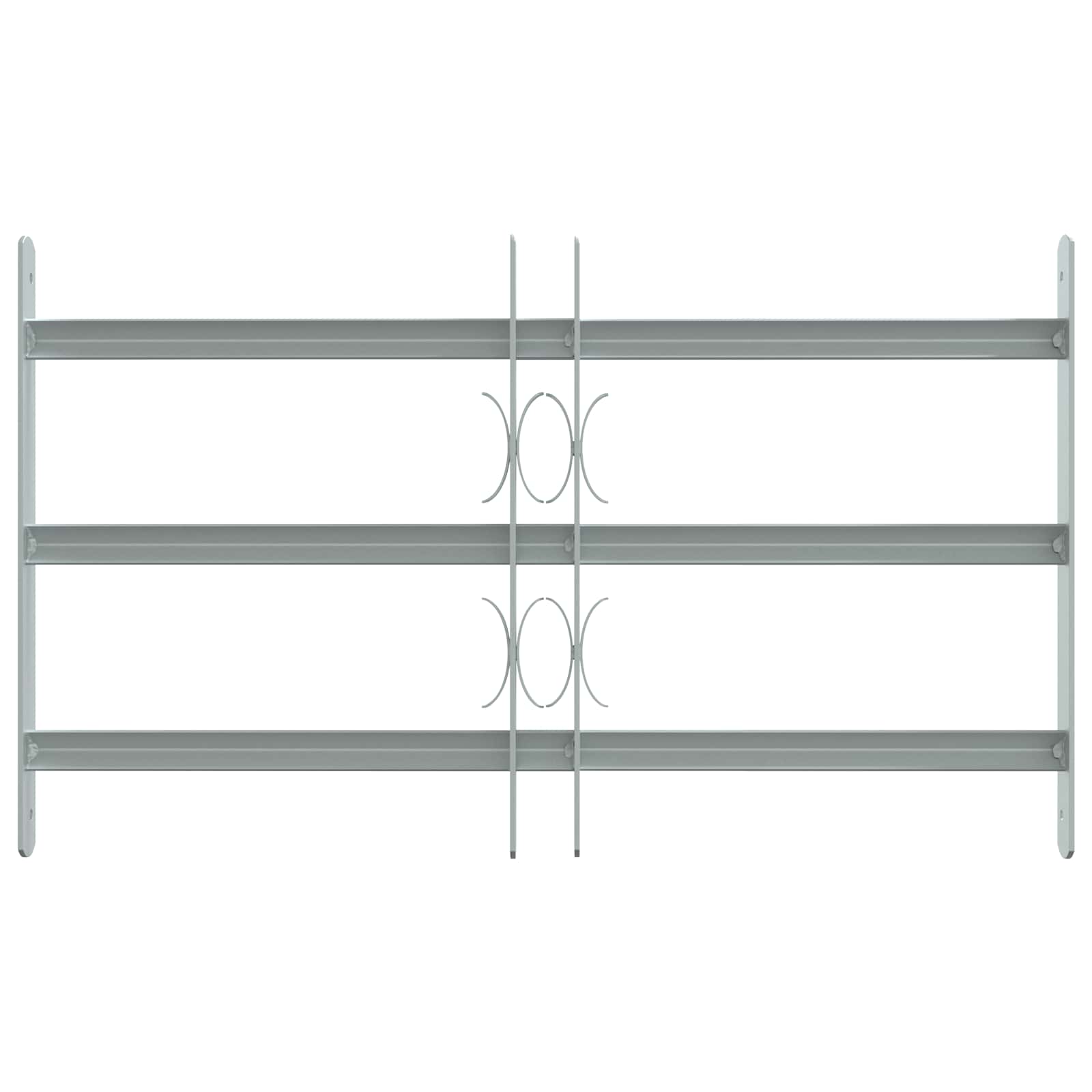 Ikkunoiden Turvaverkko 3 Ristikkopalkilla 3 Pcs 430-740 Mm