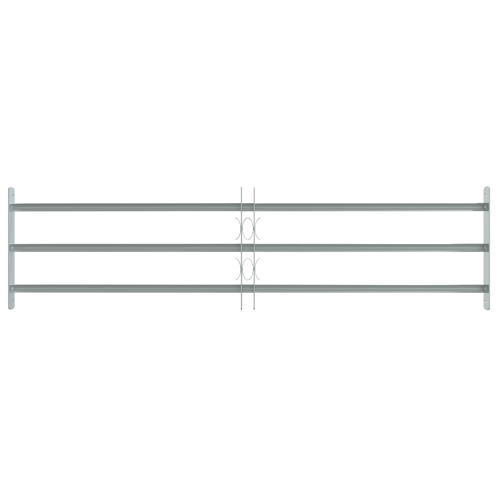 Ikkunoiden Turvaverkko 3 Ristikkopalkilla 3 Pcs 930-1740 Mm