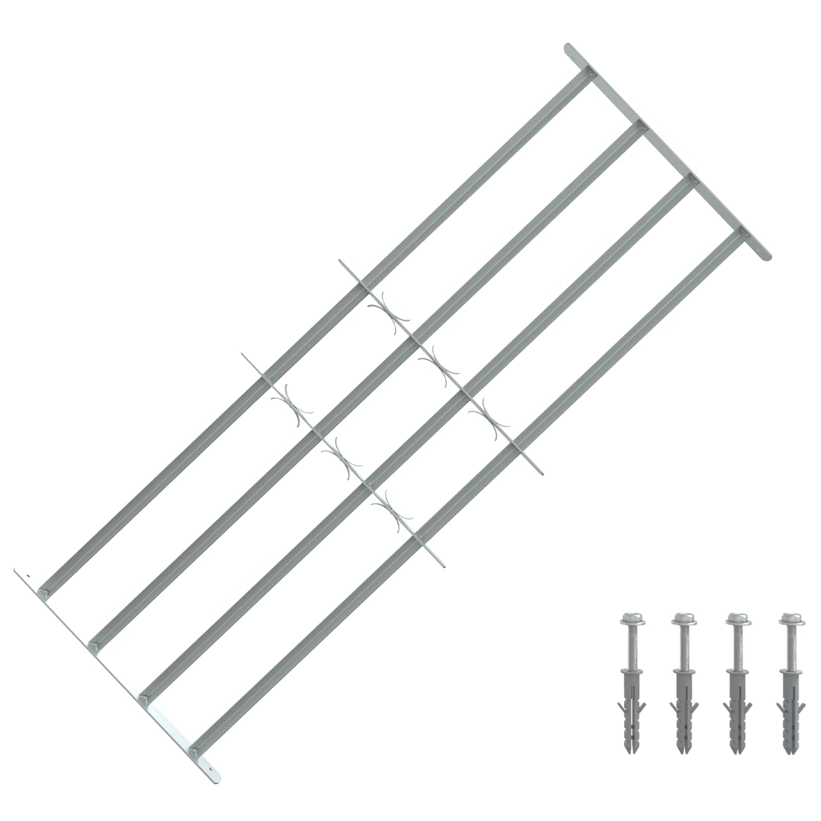 Turvaverkko Ikkunoille, Jossa On 4 Poikkipalkkia 3 Pcs