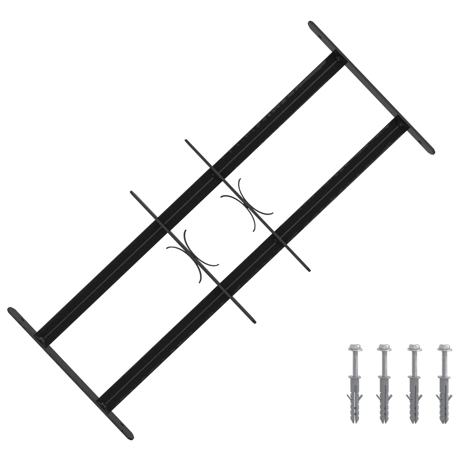 Ik Windowin Turva-Aita Kahdella Poikkitangolla 3 Pcs 43-74 Cm
