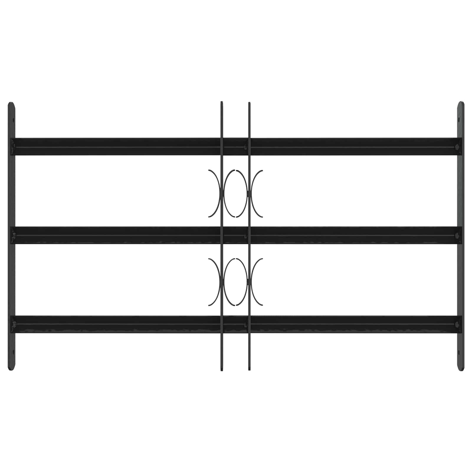 Ikkunoiden Turvaverkko 3 Ristikkopalkilla 3 Pcs 43-74 Cm