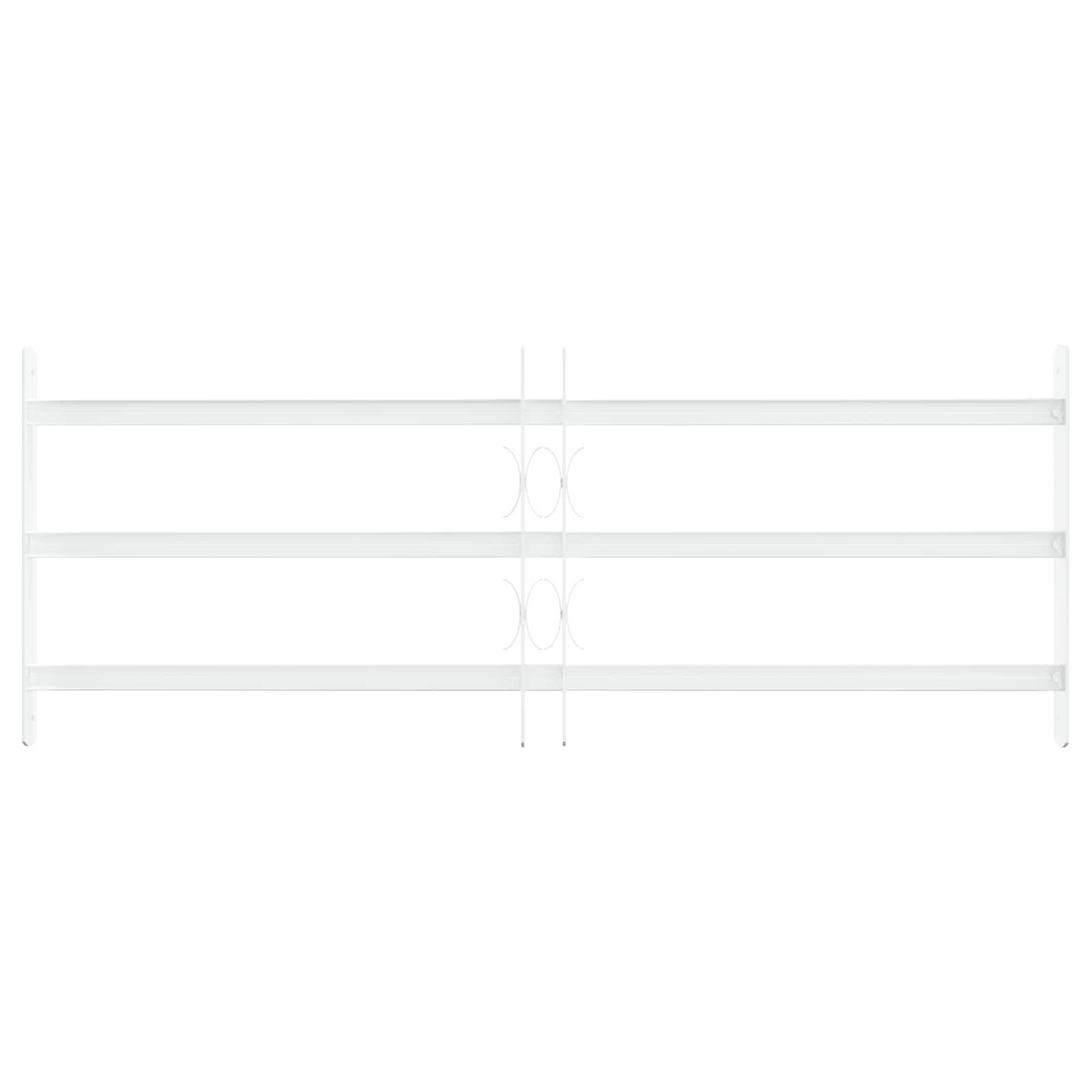 Ikkunoiden Turvaverkko 3 Ristikkopalkilla 3 Pcs 63-114 Cm