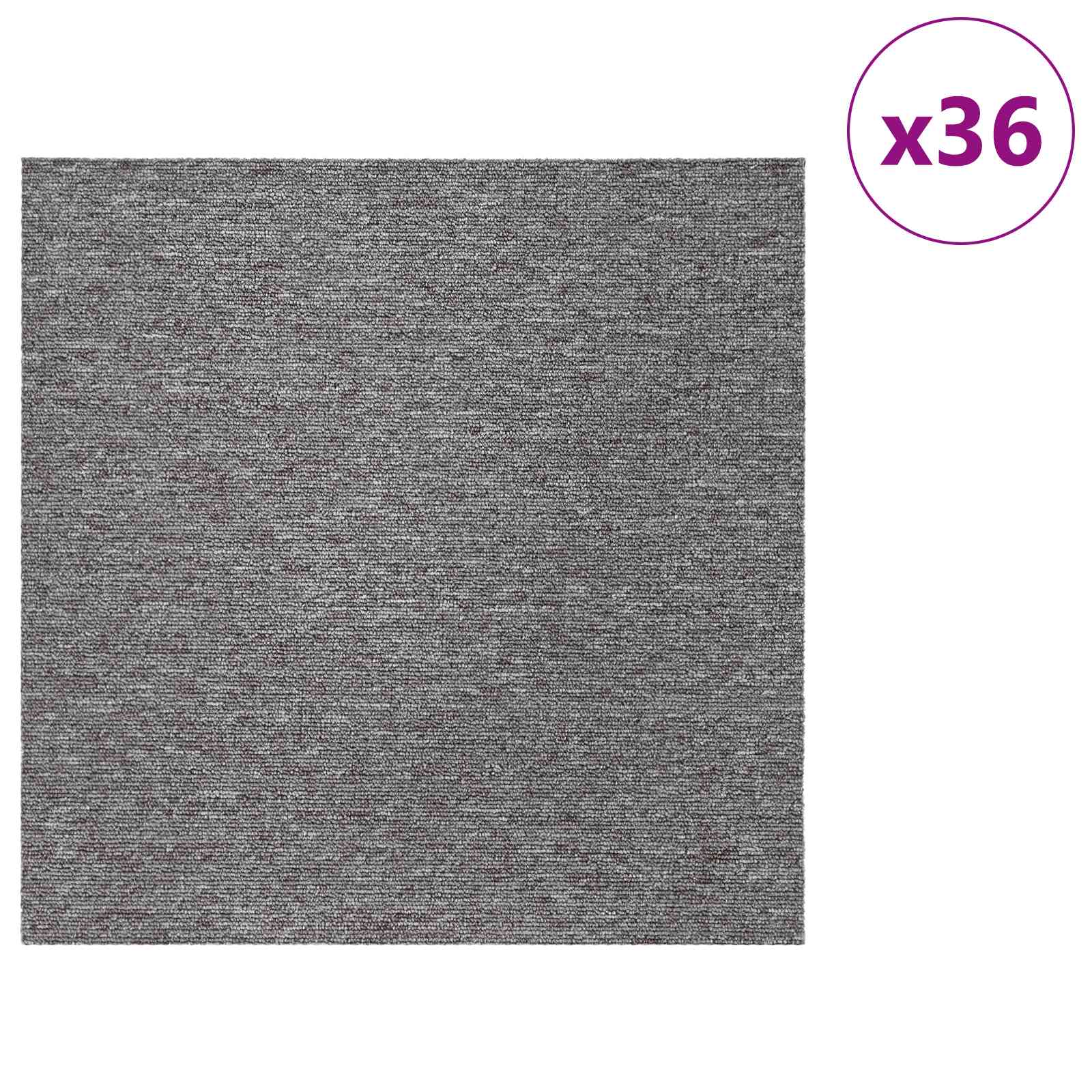 Matto Laatta Ruskea 50 X 50 Cm 36 Pcs Pp Ja Bitumi