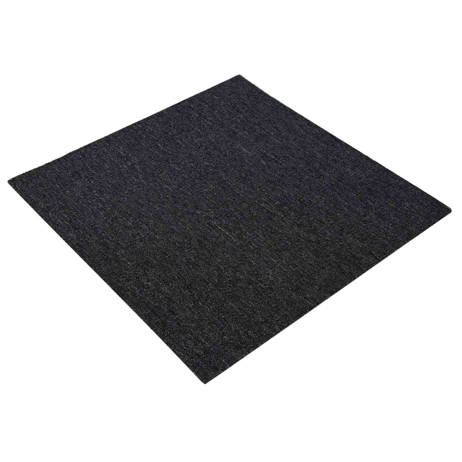 Matto Laatta Tummanharmaa 50 X 50 Cm 4 Pcs Pp Ja Bitumi