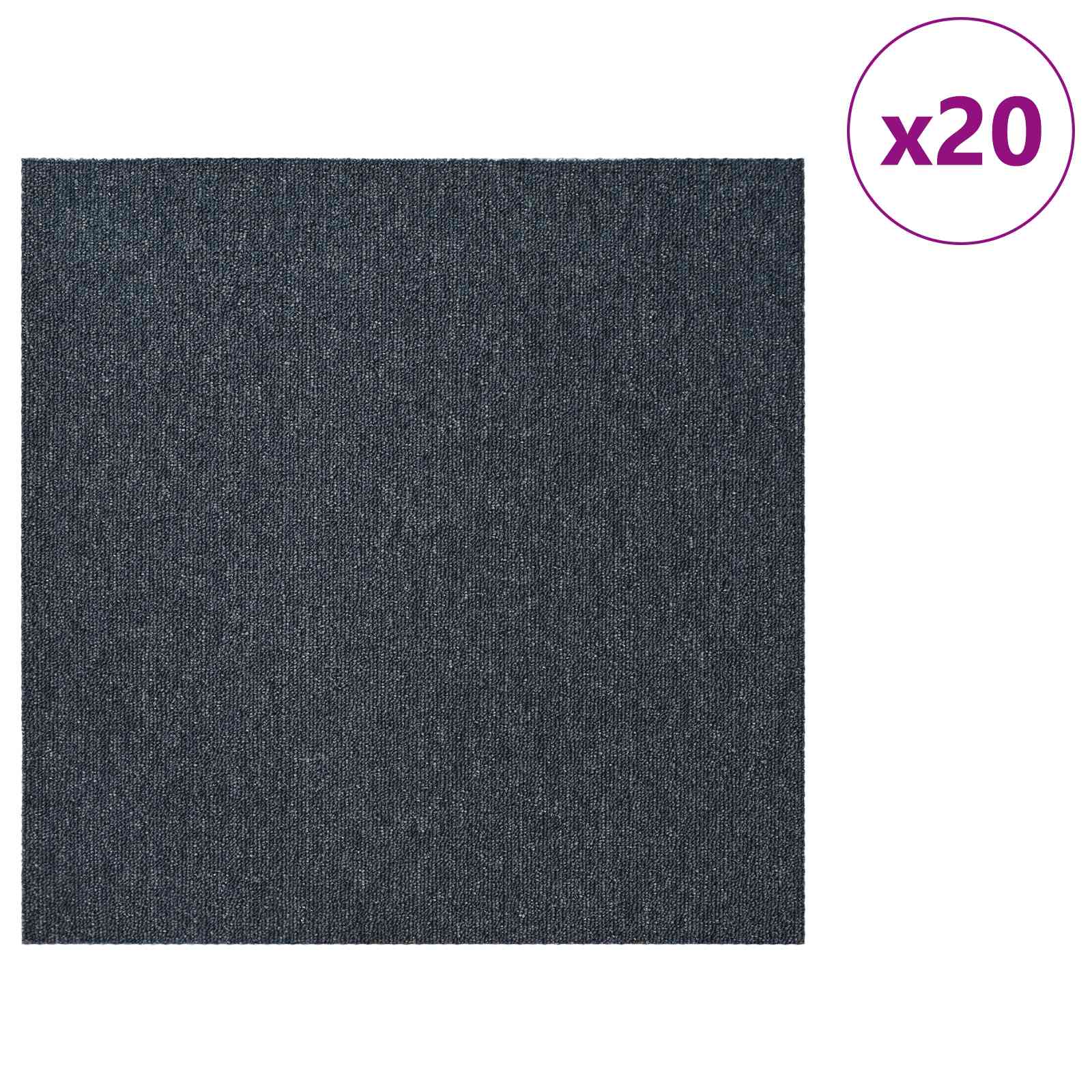 Matto Laatta Siniharmaa 50 X 50 Cm 20 Pcs Pp Ja Bitumi