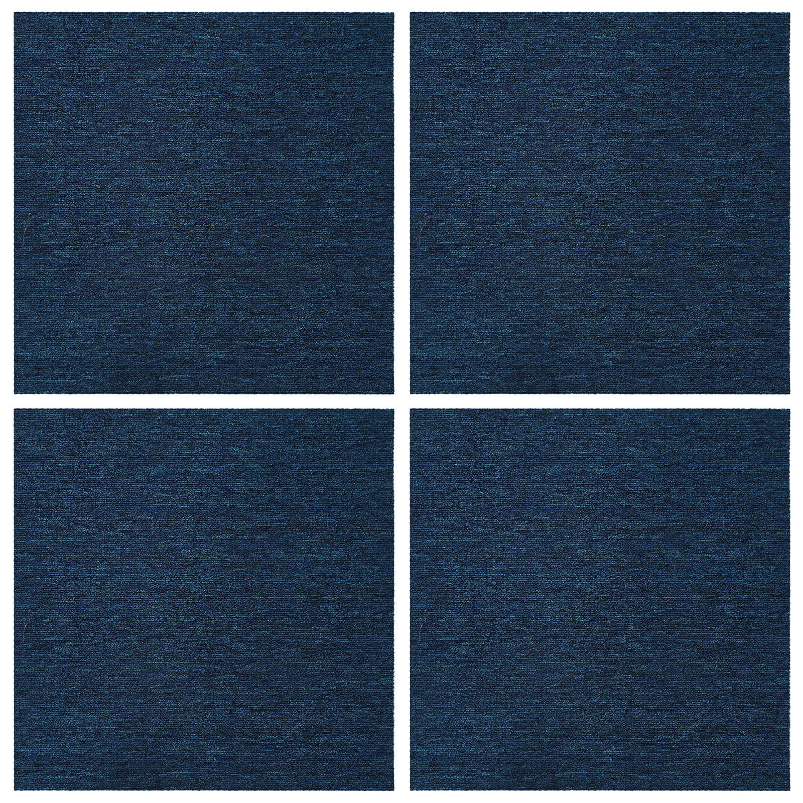 Matto Laatta Sininen 50 X 50 Cm 4 Pcs Pp Ja Bitumi