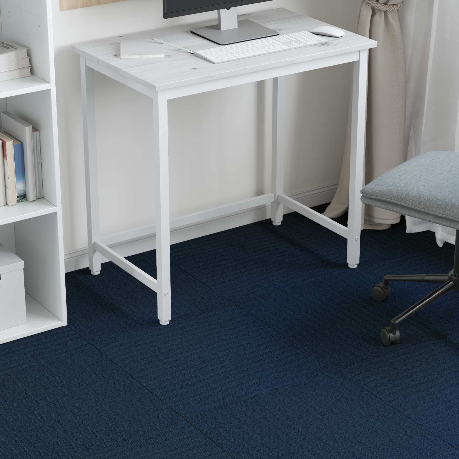 Matto Laatta Sininen 50 X 50 Cm 36 Pcs Pp Ja Bitumi