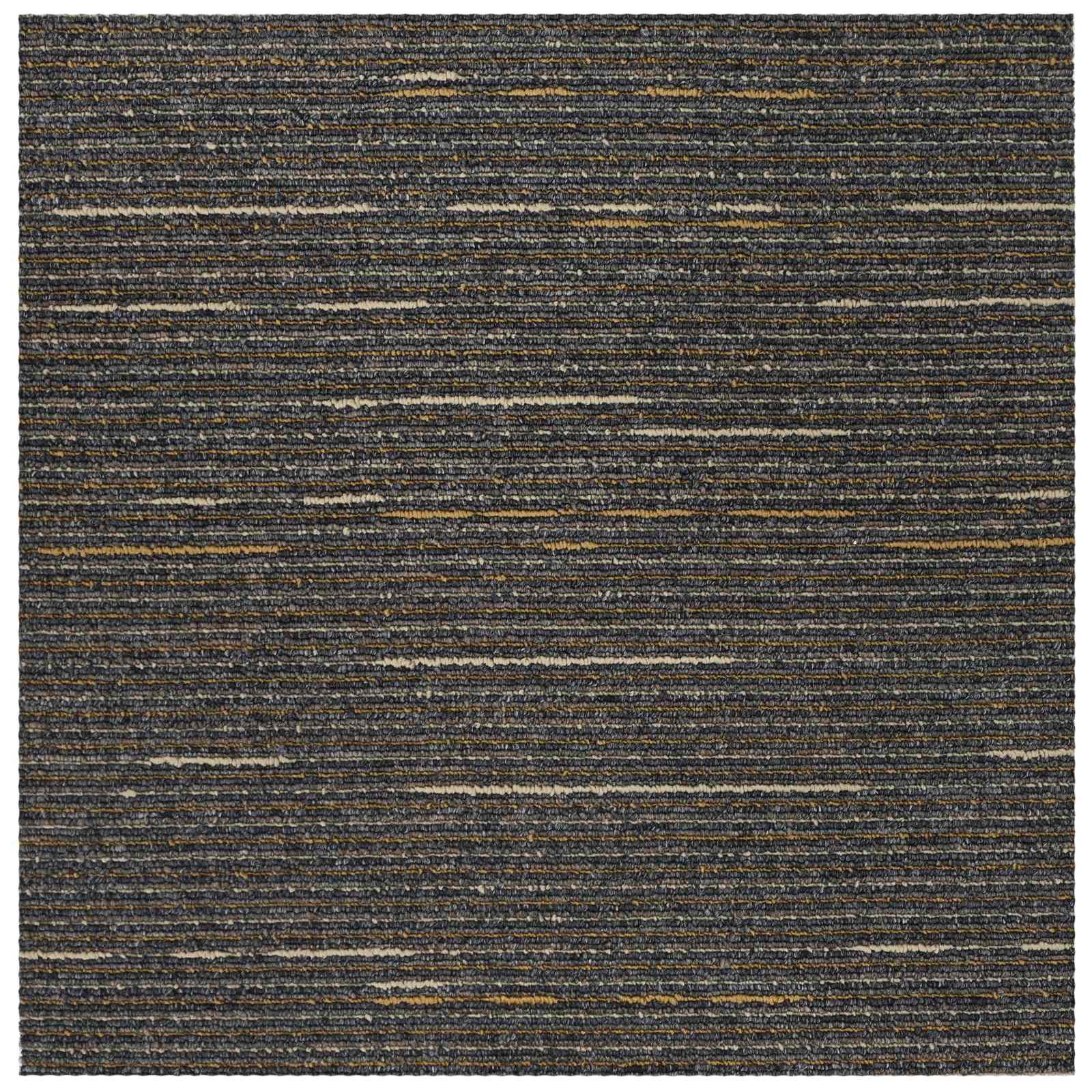 Matto Laatta Raitaraitainen Vaalea Ruskea 50 X 50 Cm 20 Pcs
