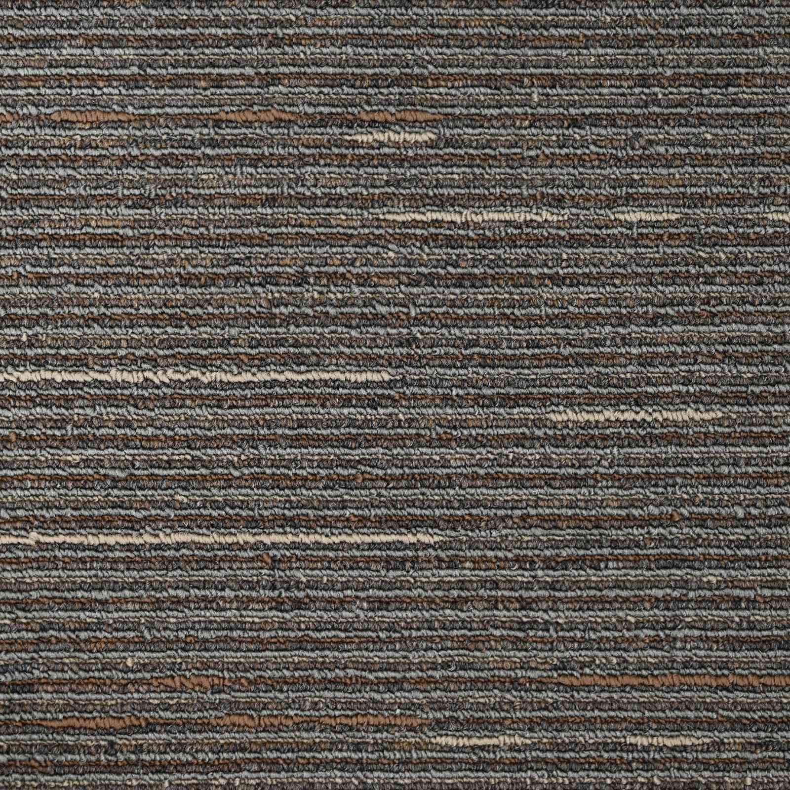 Matto Laatta Raidallinen Tumma Ruskea 50 X 50 Cm 36 Pcs