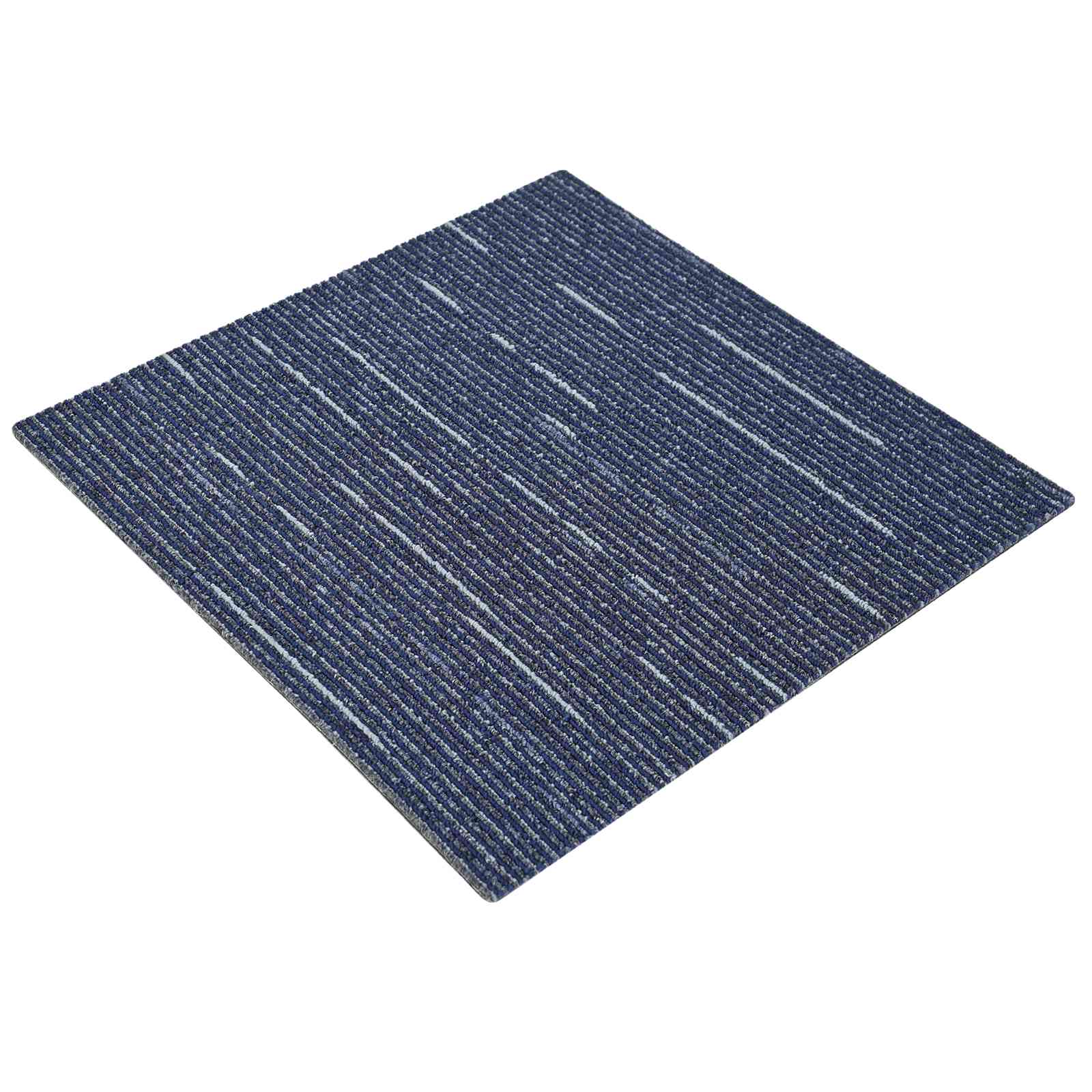 Matto Laatta Raidallinen Sininen 50 X 50 Cm 20 Pcs Pp Ja Bitumi