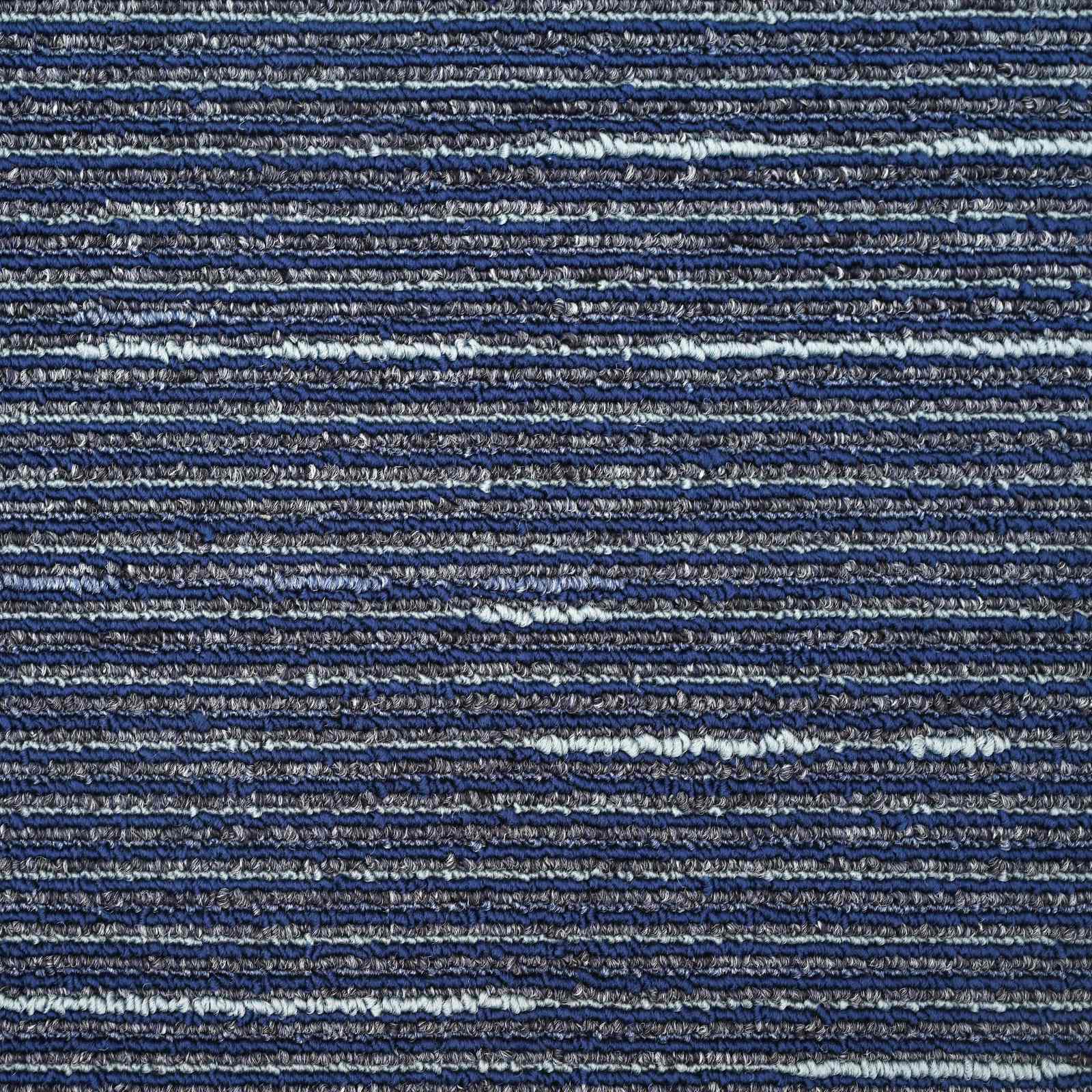 Matto Laatta Raidallinen Sininen 50 X 50 Cm 20 Pcs Pp Ja Bitumi