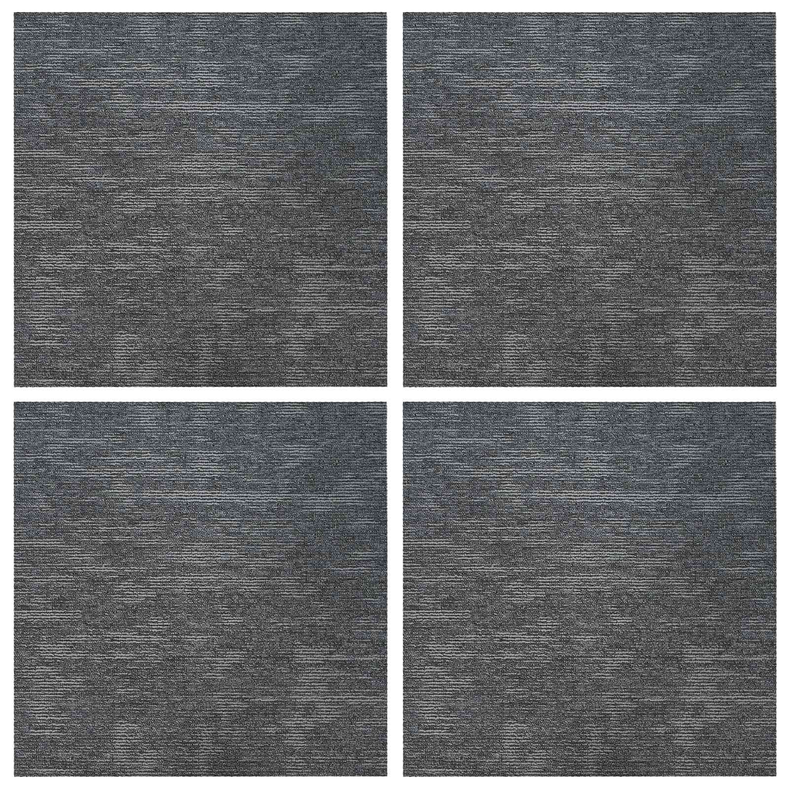 Matto Laatta Taivaanharmaa 50 X 50 Cm 4 Pcs Pp Ja Bitumi
