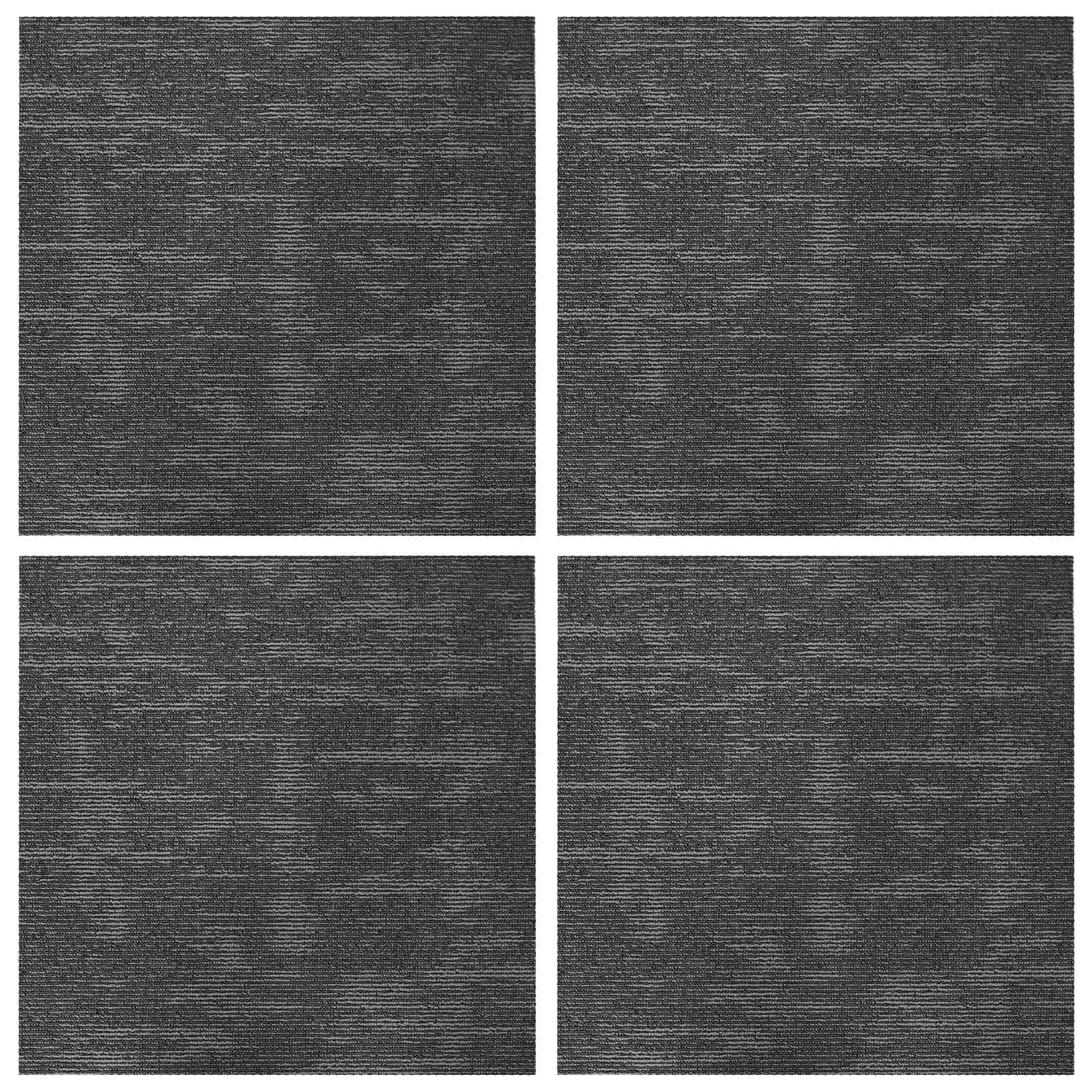 Matto Laatta Hiiliruskea 50 X 50 Cm 4 Pcs Pp Ja Bitumi