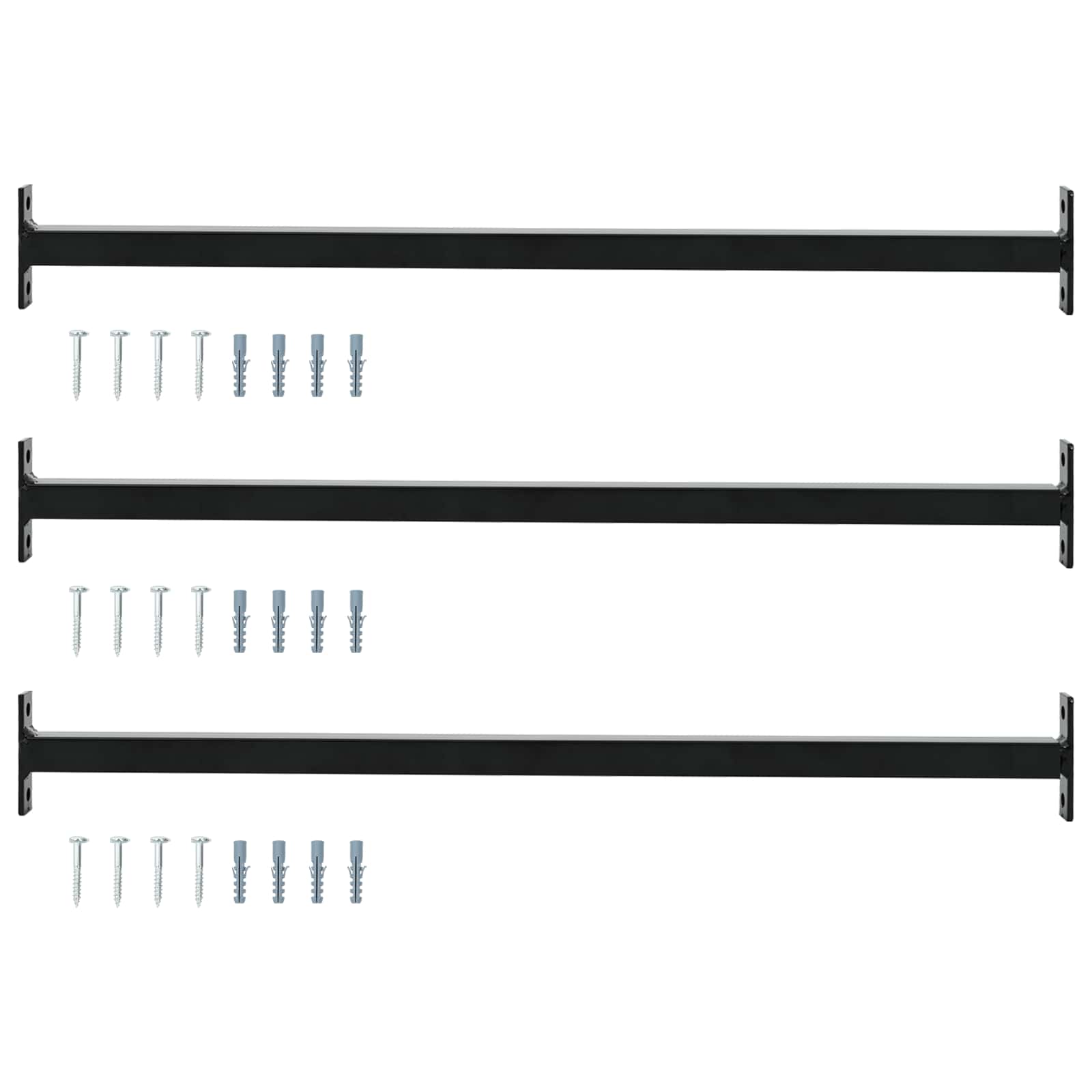 Säädettävä Ikkunaturvarautio 3 Pcs Teräs