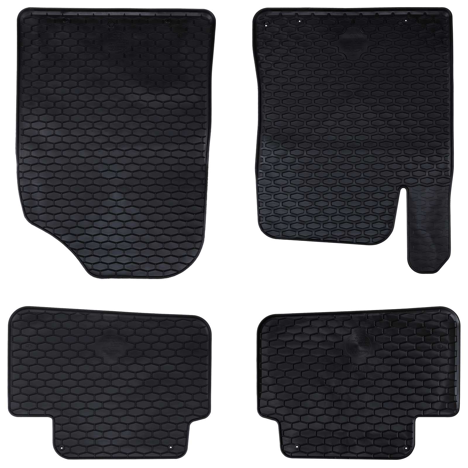 Auton Matto 4 Pcs Musta Sopii Hyundai I30 2017 Kumi