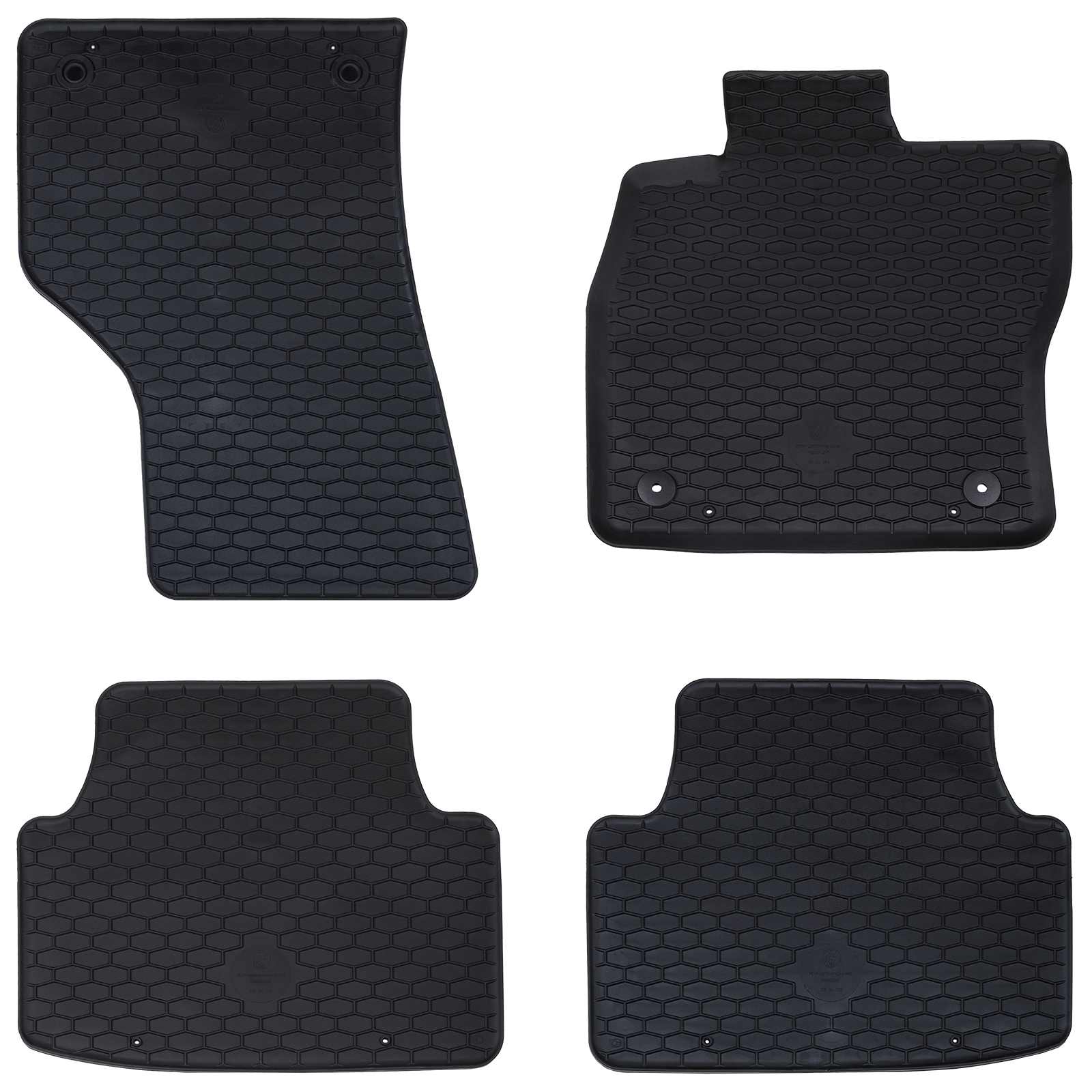 Auton Matto 4 Pcs Musta Sopii Istuimeen Leon 2020- Kumi