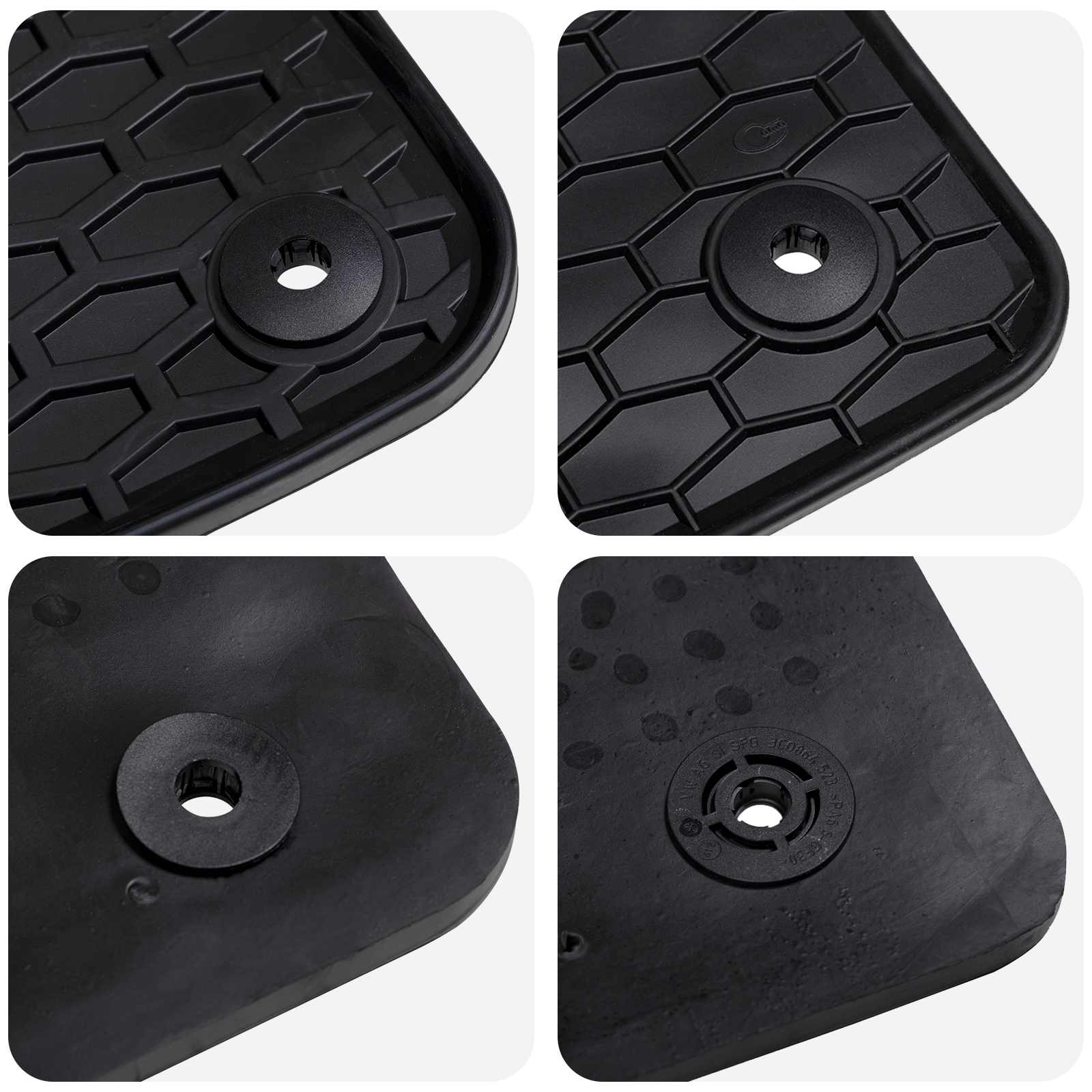 Auton Matto 4 Pcs Musta Sopii Seat Ateca 2016- Kumi