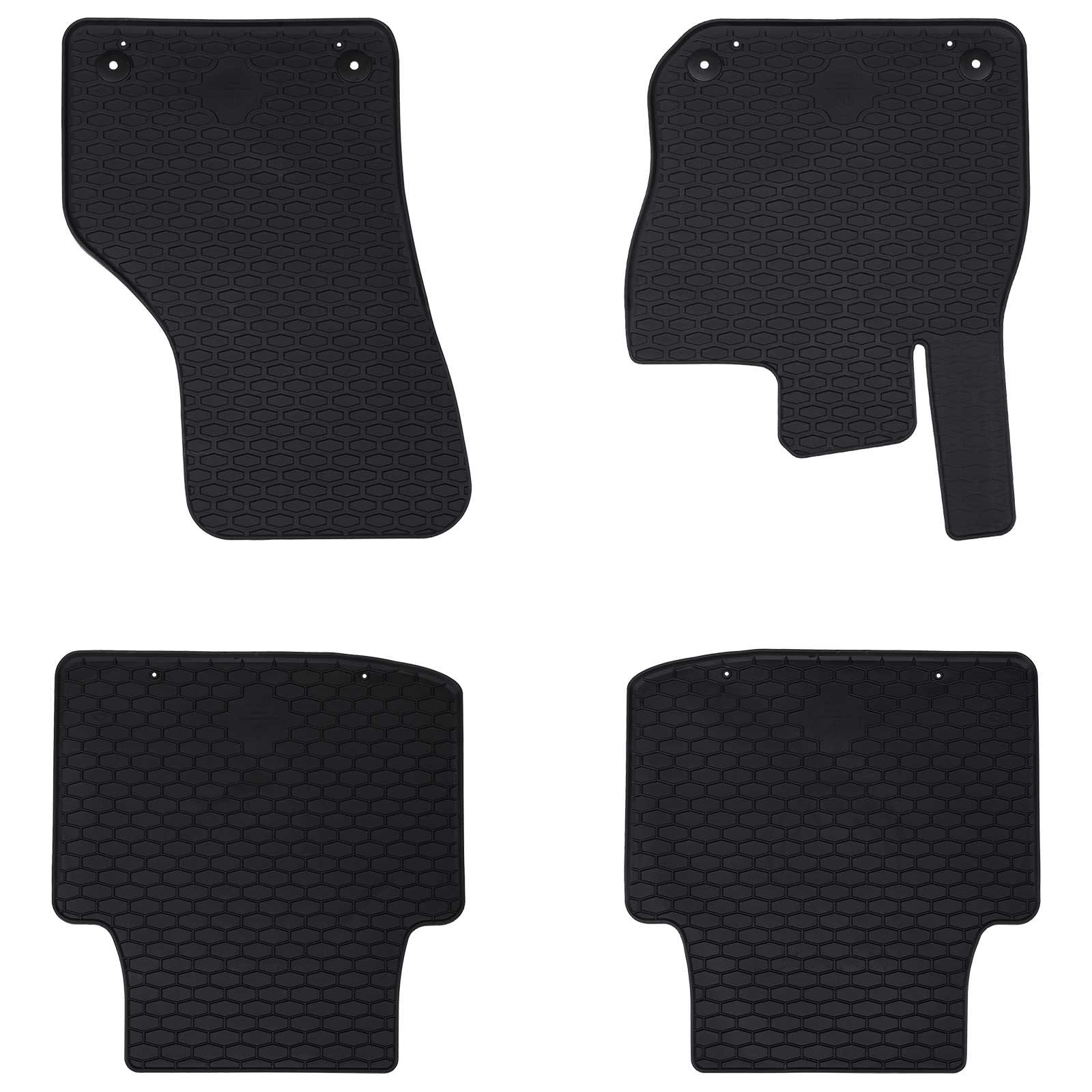 Auton Matto 4 Pcs Musta Sopii Vw Passat B9 Tdi 2024- Kumi