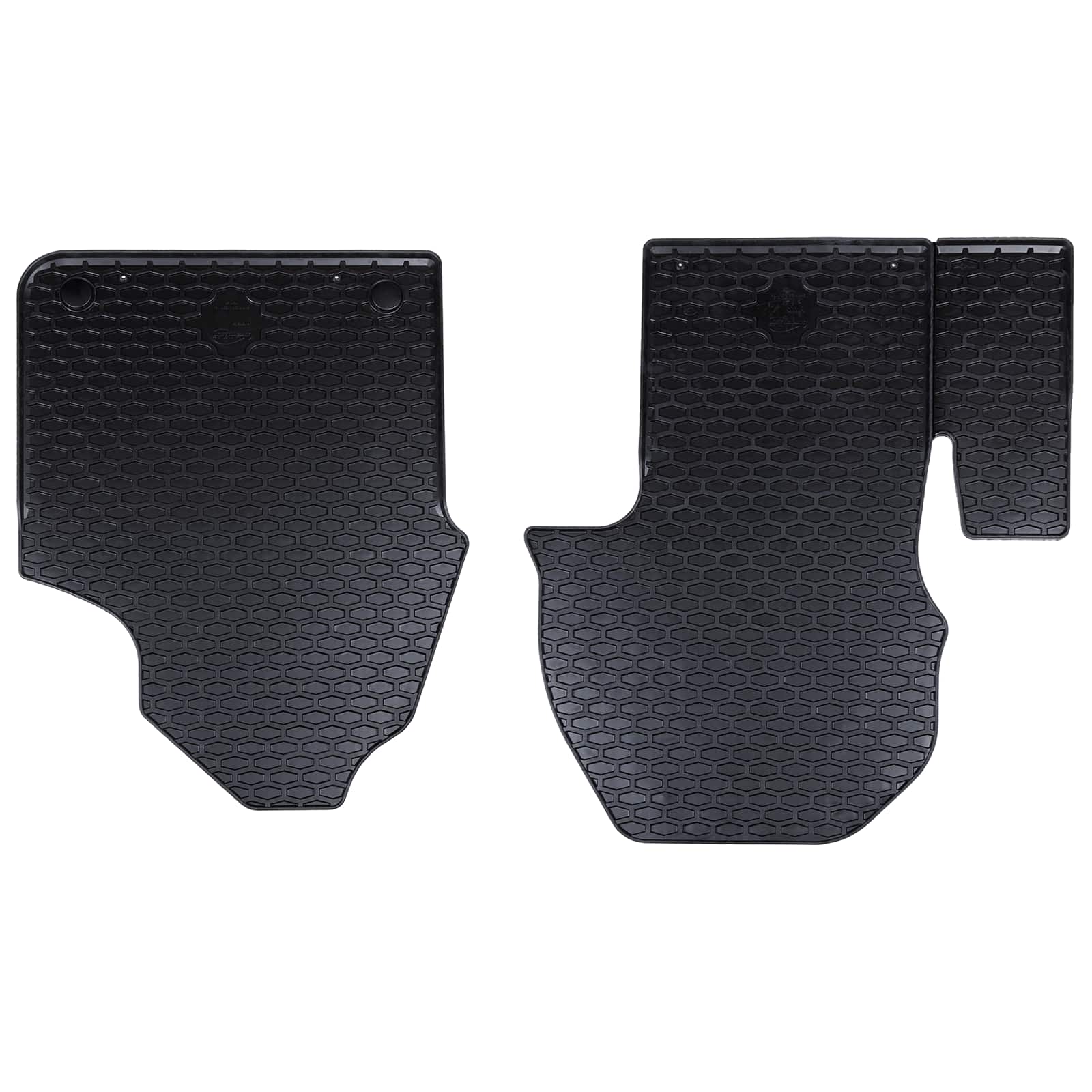 Auton Matto 2 Pcs Musta Sopii Mercedes Sprinter 2018- Kumi
